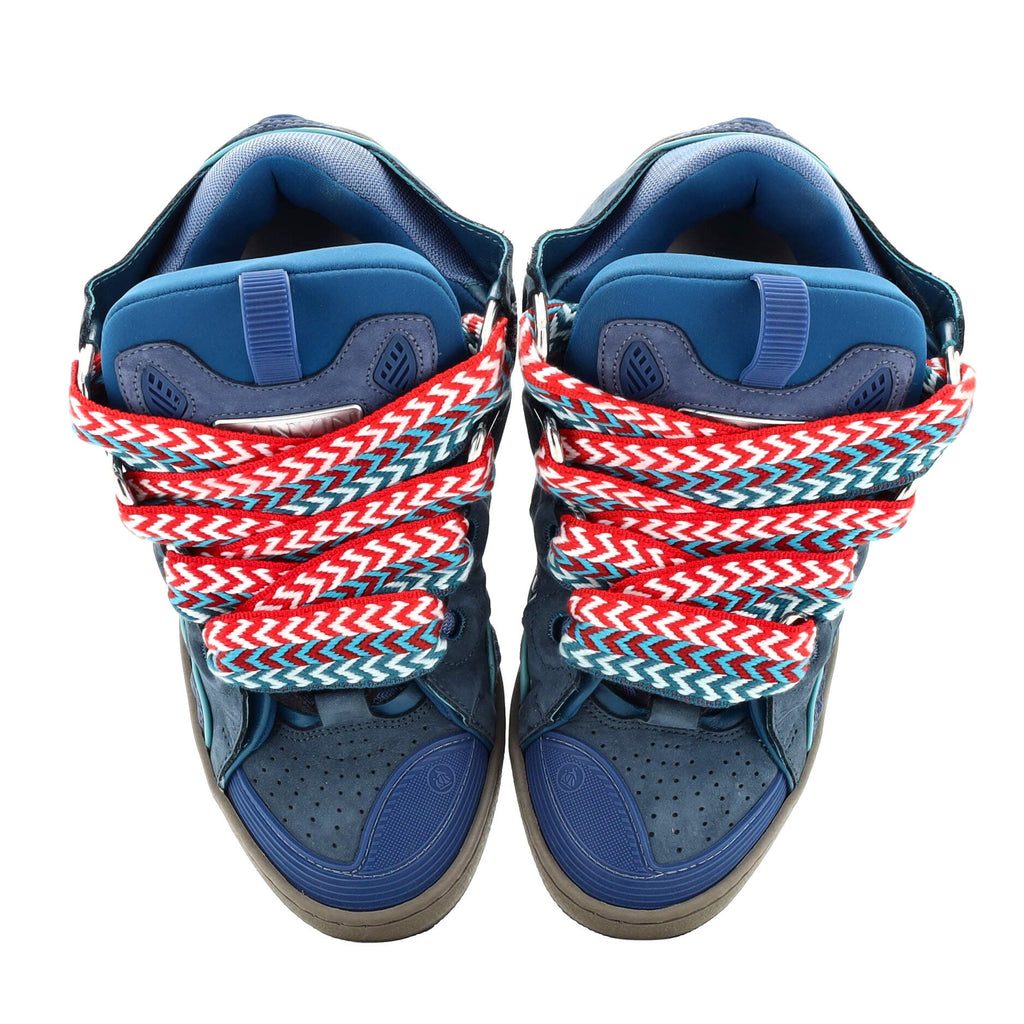 Men's Curb Sneakers Leather and Suede