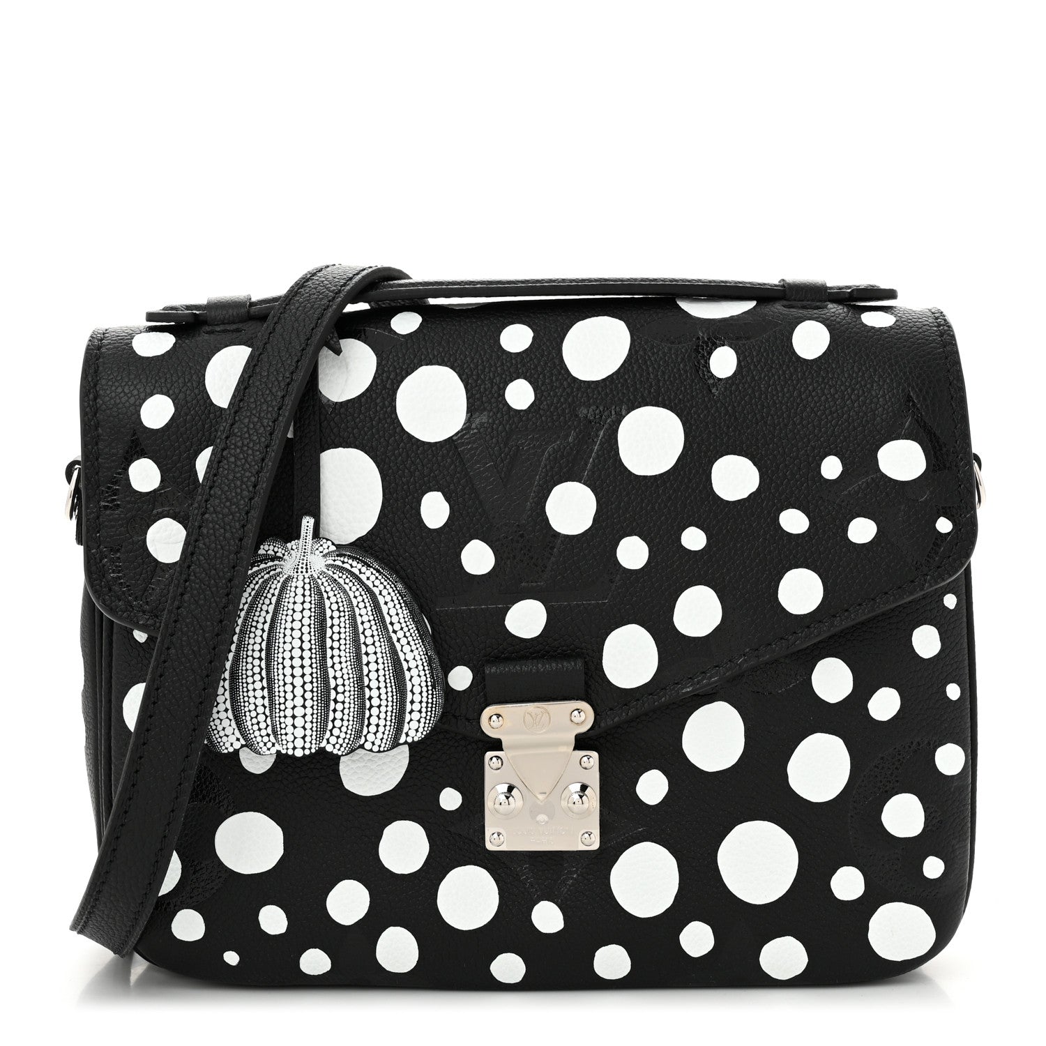 LV X YK Empreinte Monogram Giant Pochette Metis Black