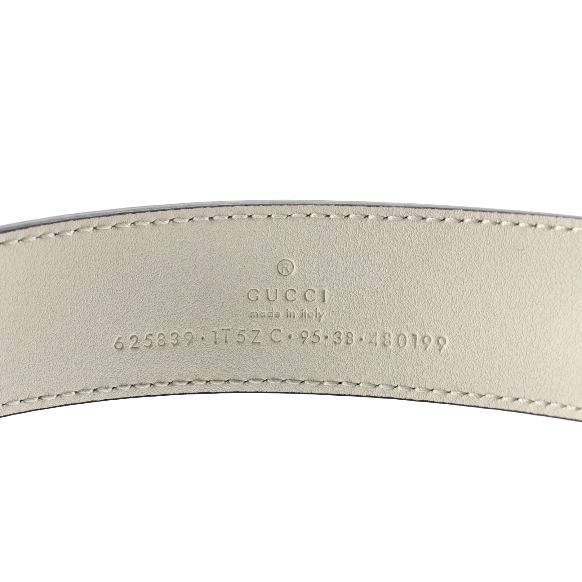 GG Marmont Belt Printed Leather Medium 95