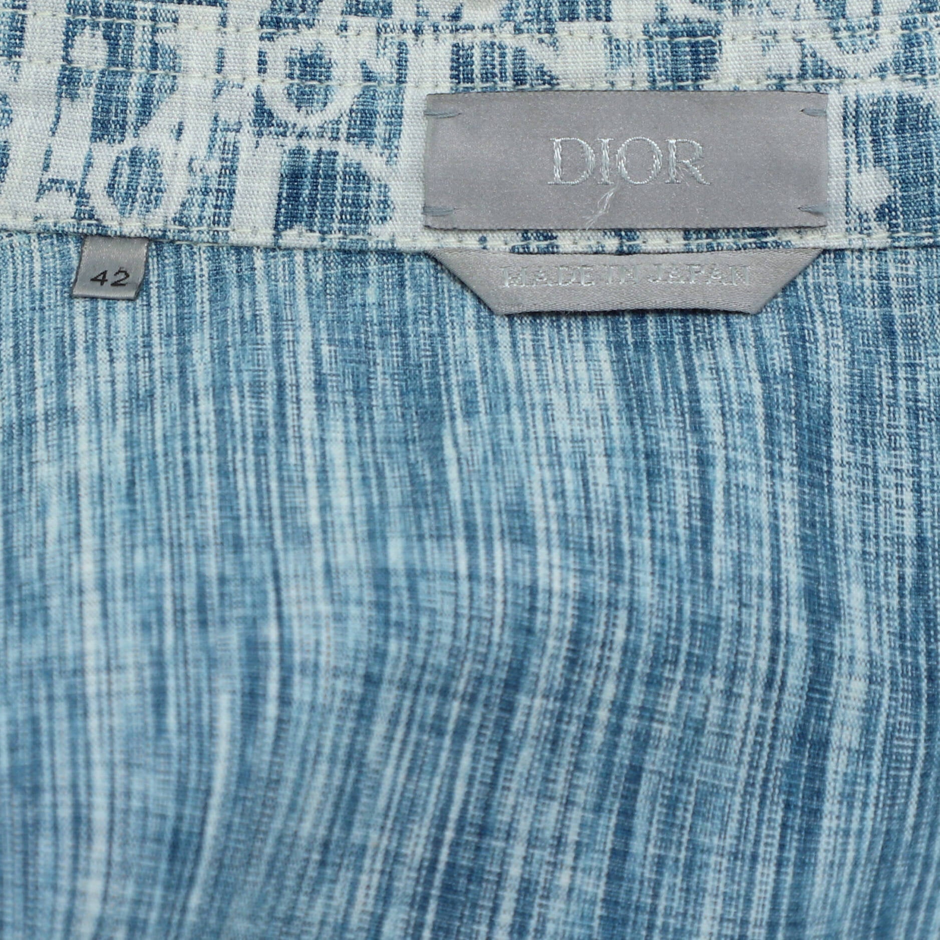 Men's Button Up Overshirt Jacket Oblique Cotton