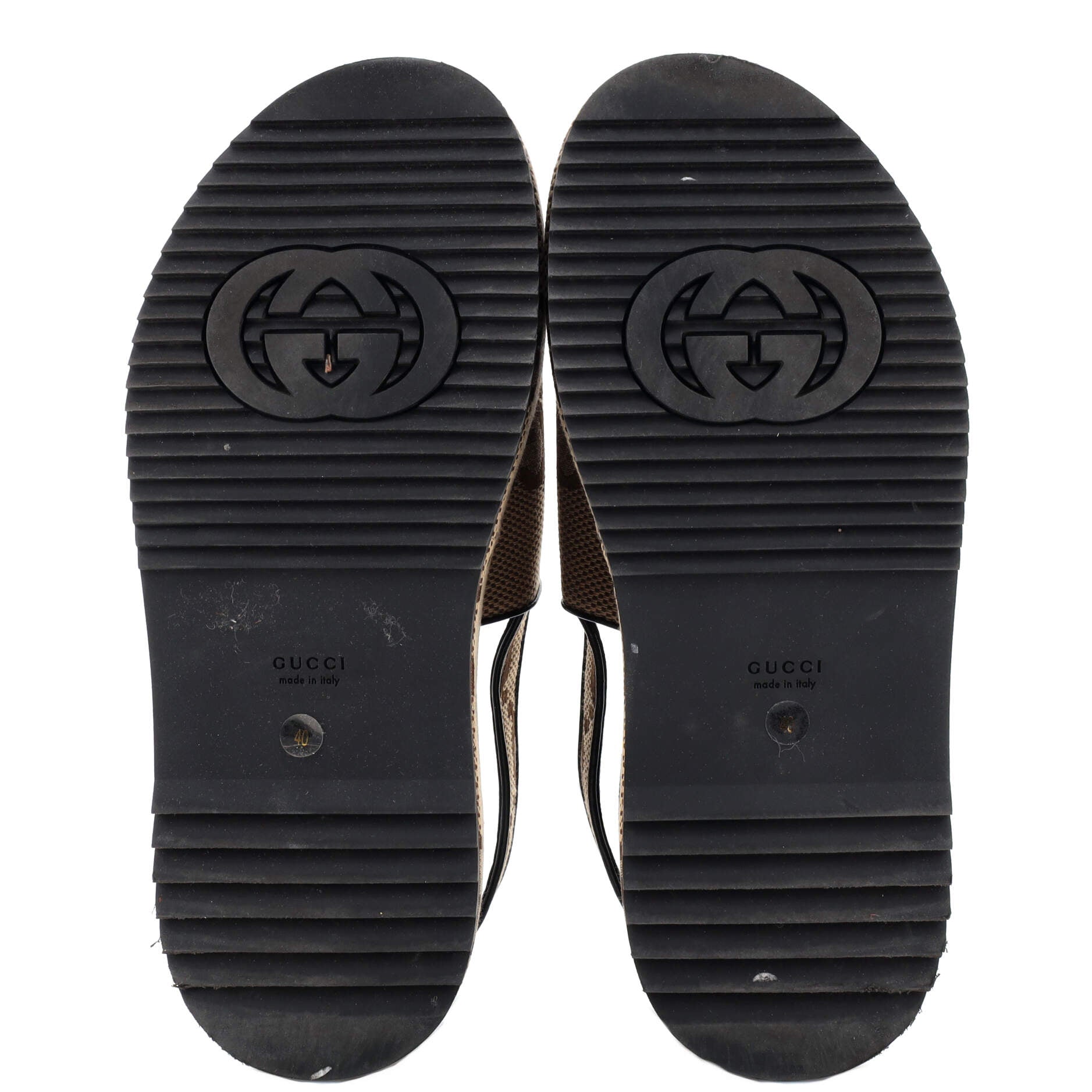 Women's Angelina Platform Slingback Sandals Jumbo GG Canvas