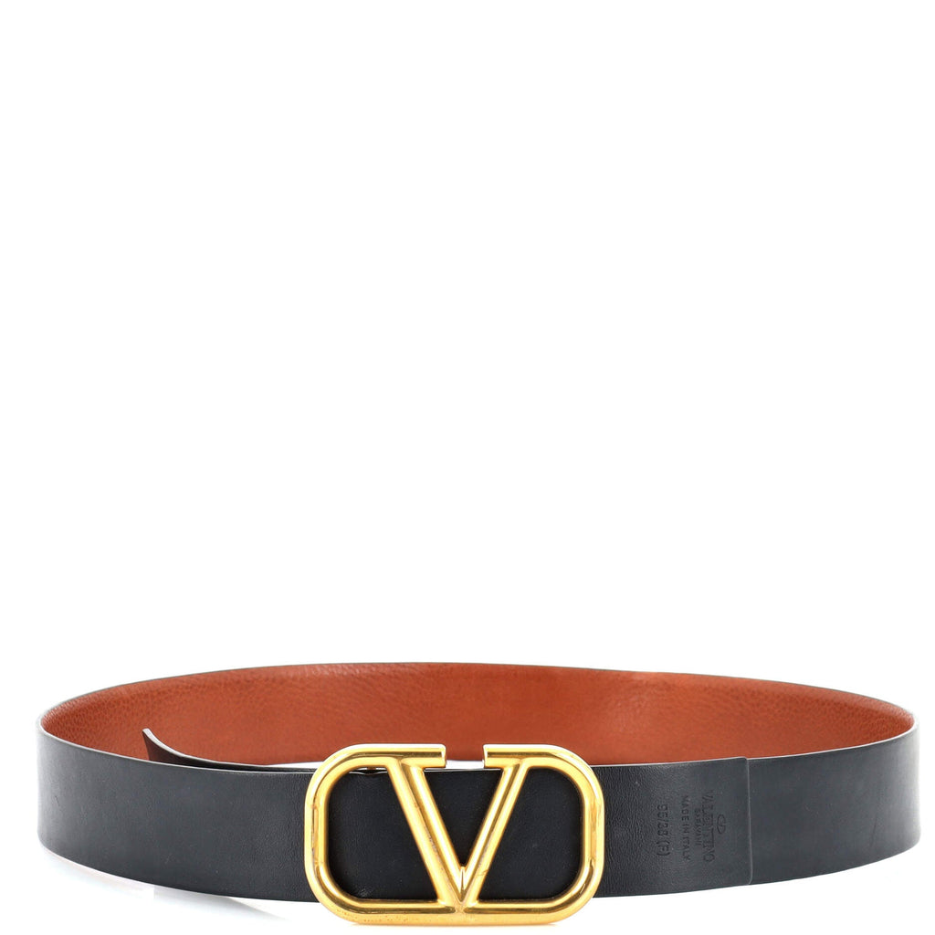 VLogo Reversible Belt Leather Wide 95