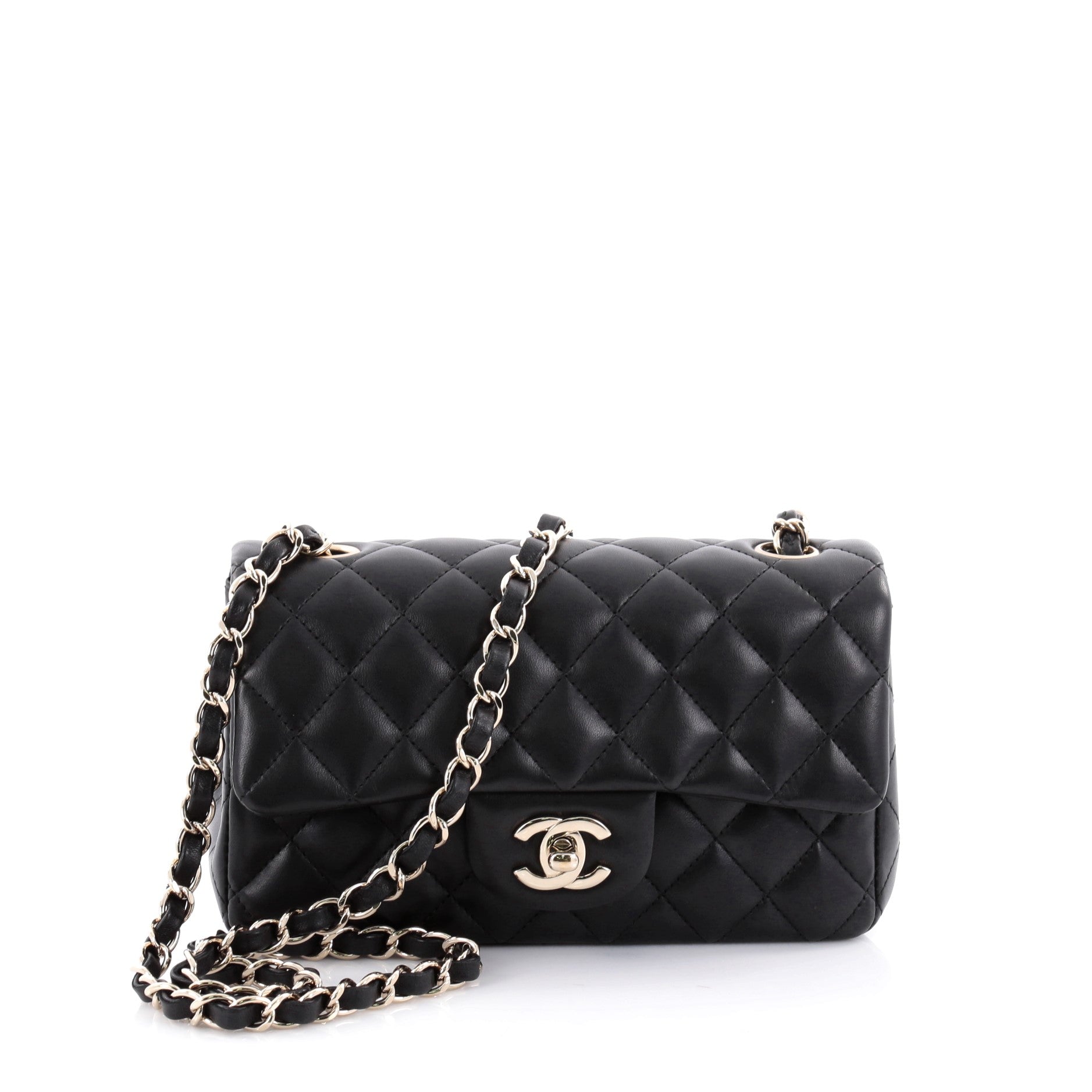 Classic Single Flap Bag Quilted Lambskin Mini