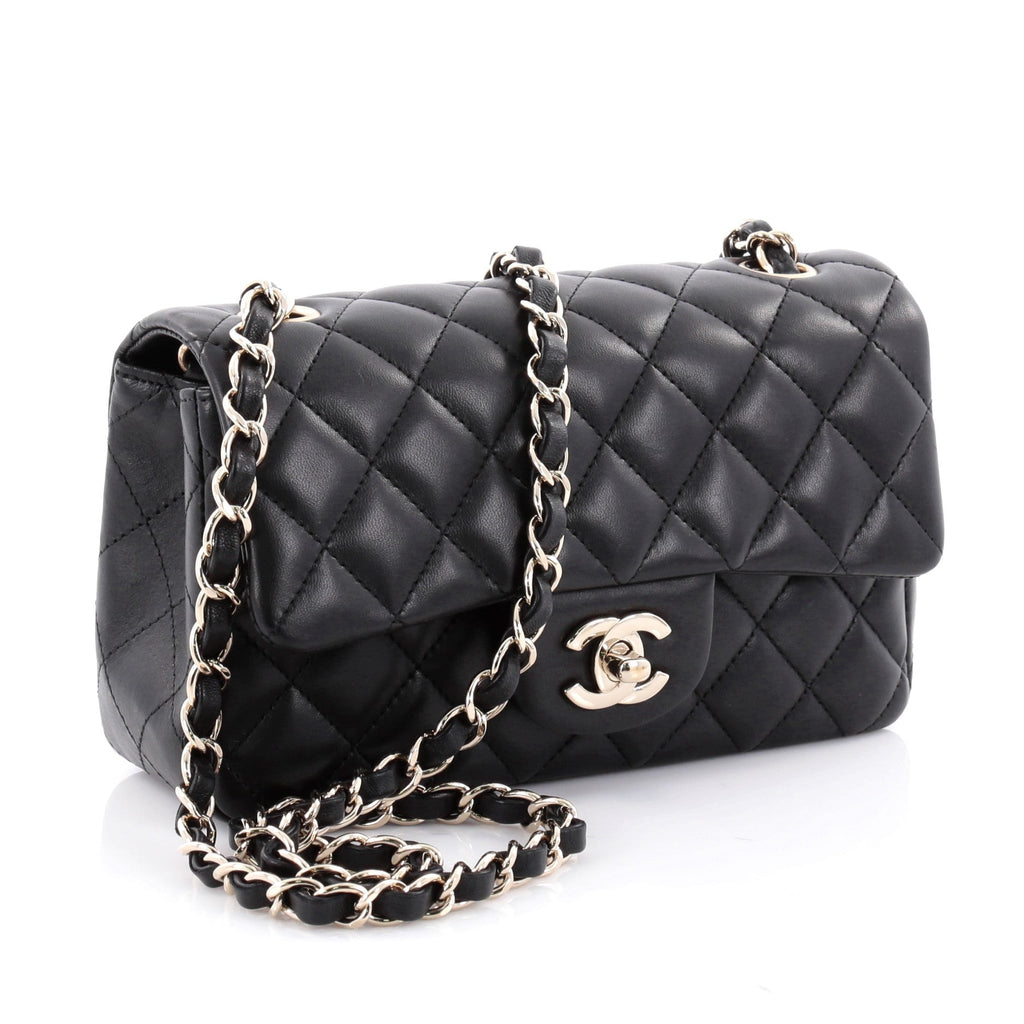 Classic Single Flap Bag Quilted Lambskin Mini