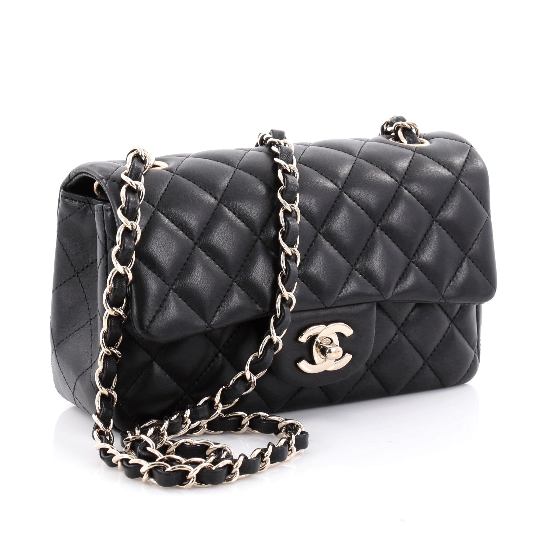 Classic Single Flap Bag Quilted Lambskin Mini