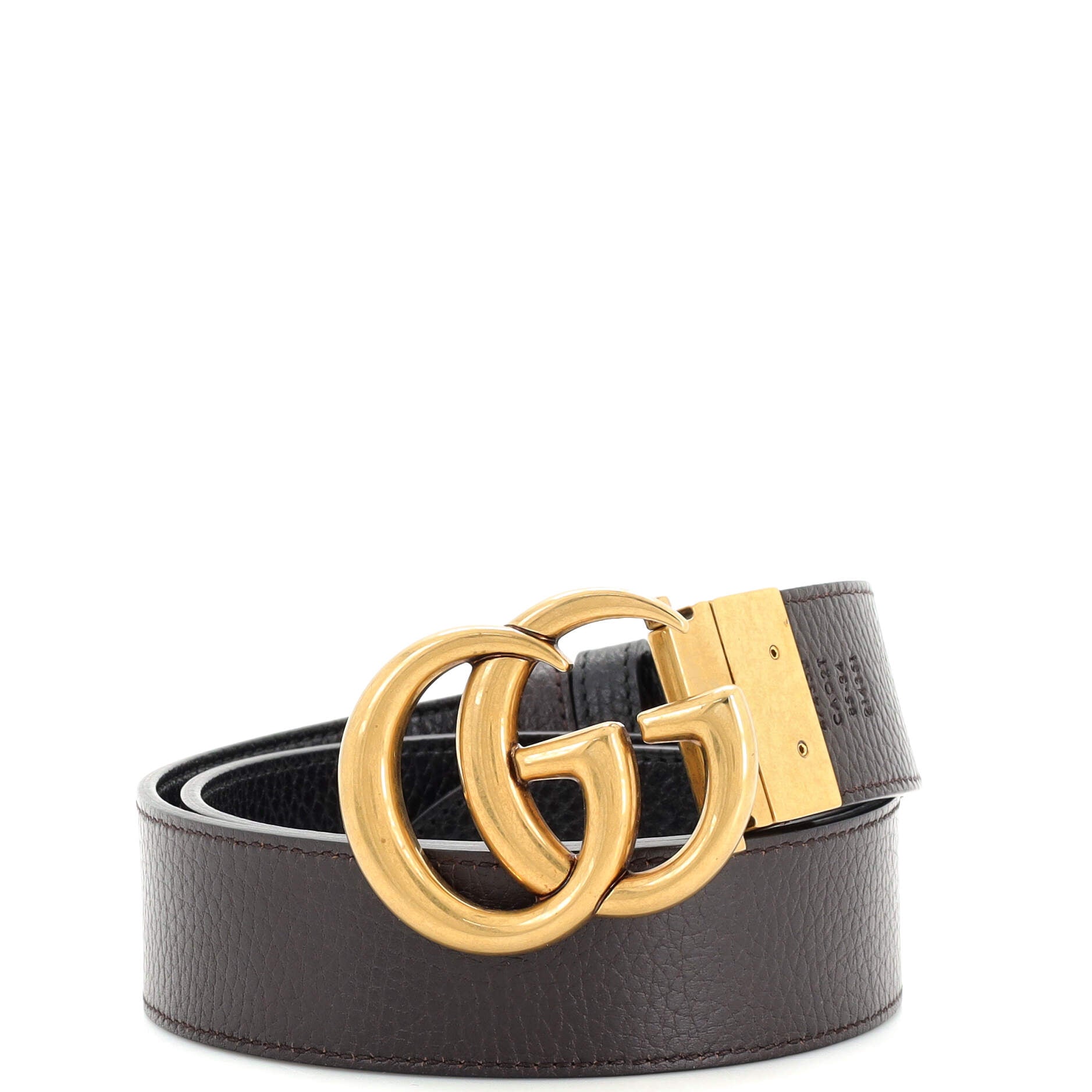 GG Marmont Reversible Belt Leather Wide 85