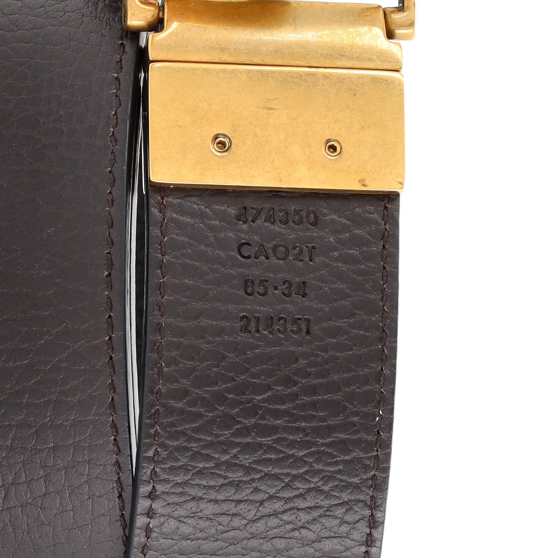 GG Marmont Reversible Belt Leather Wide 85