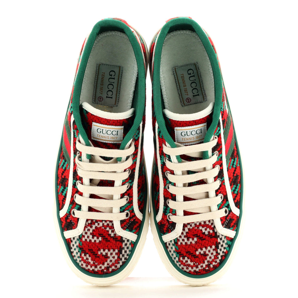 1977 Tennis Sneakers Houndstooth Textile