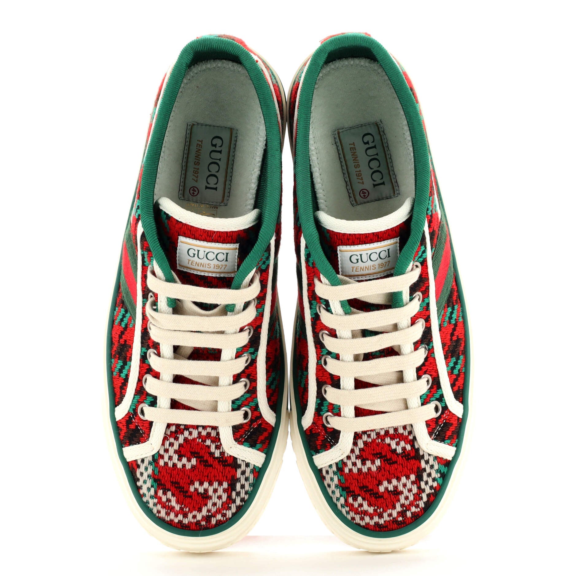 1977 Tennis Sneakers Houndstooth Textile