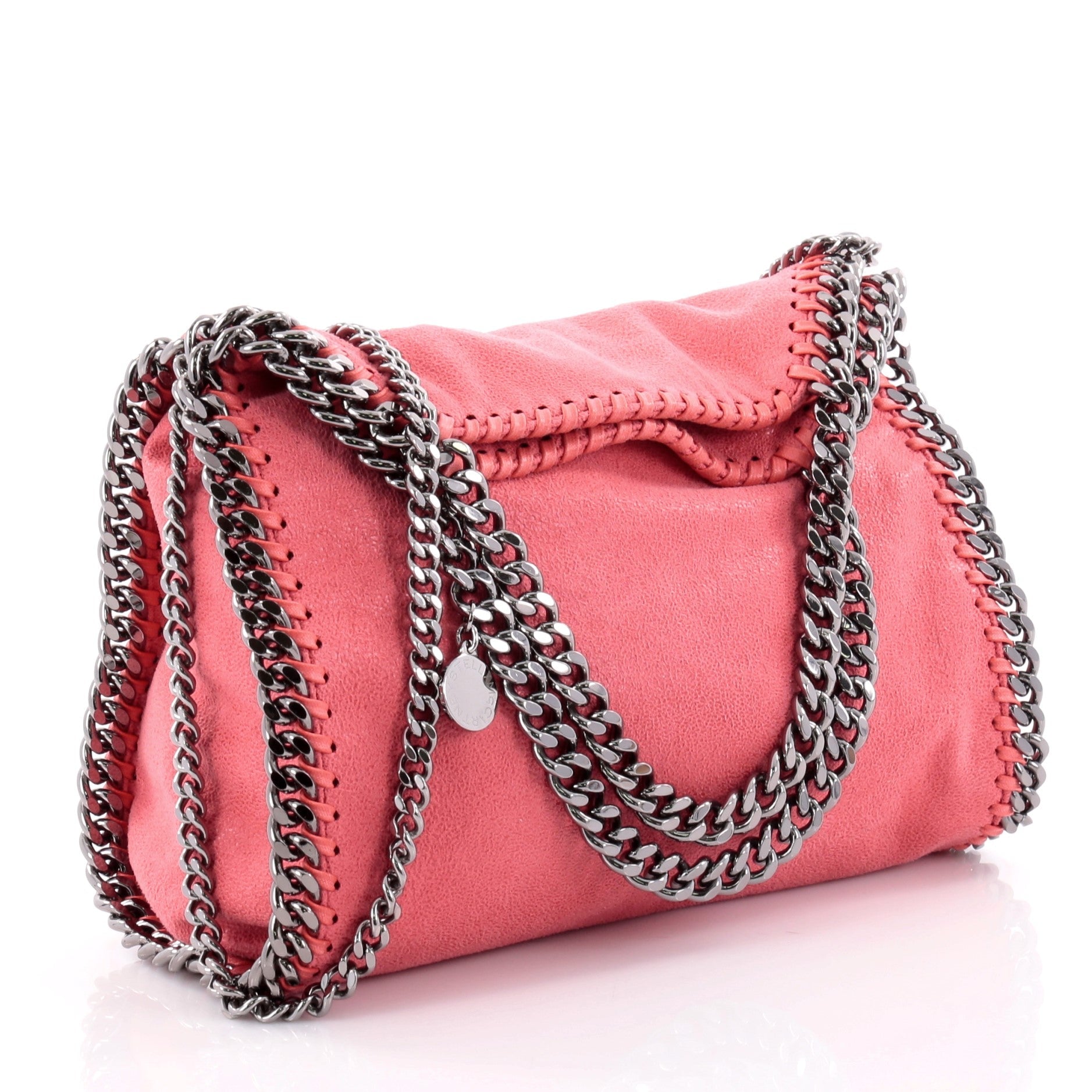 Falabella Fold Over Crossbody Bag Shaggy Deer Mini
