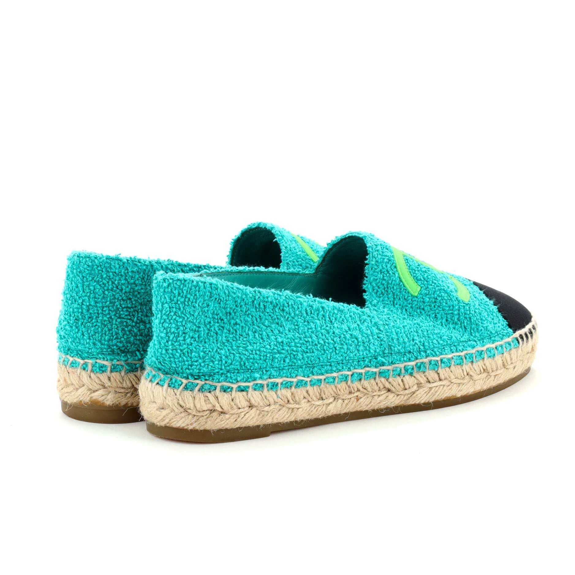 Women's CC Cap Toe Espadrilles Terry Cloth
