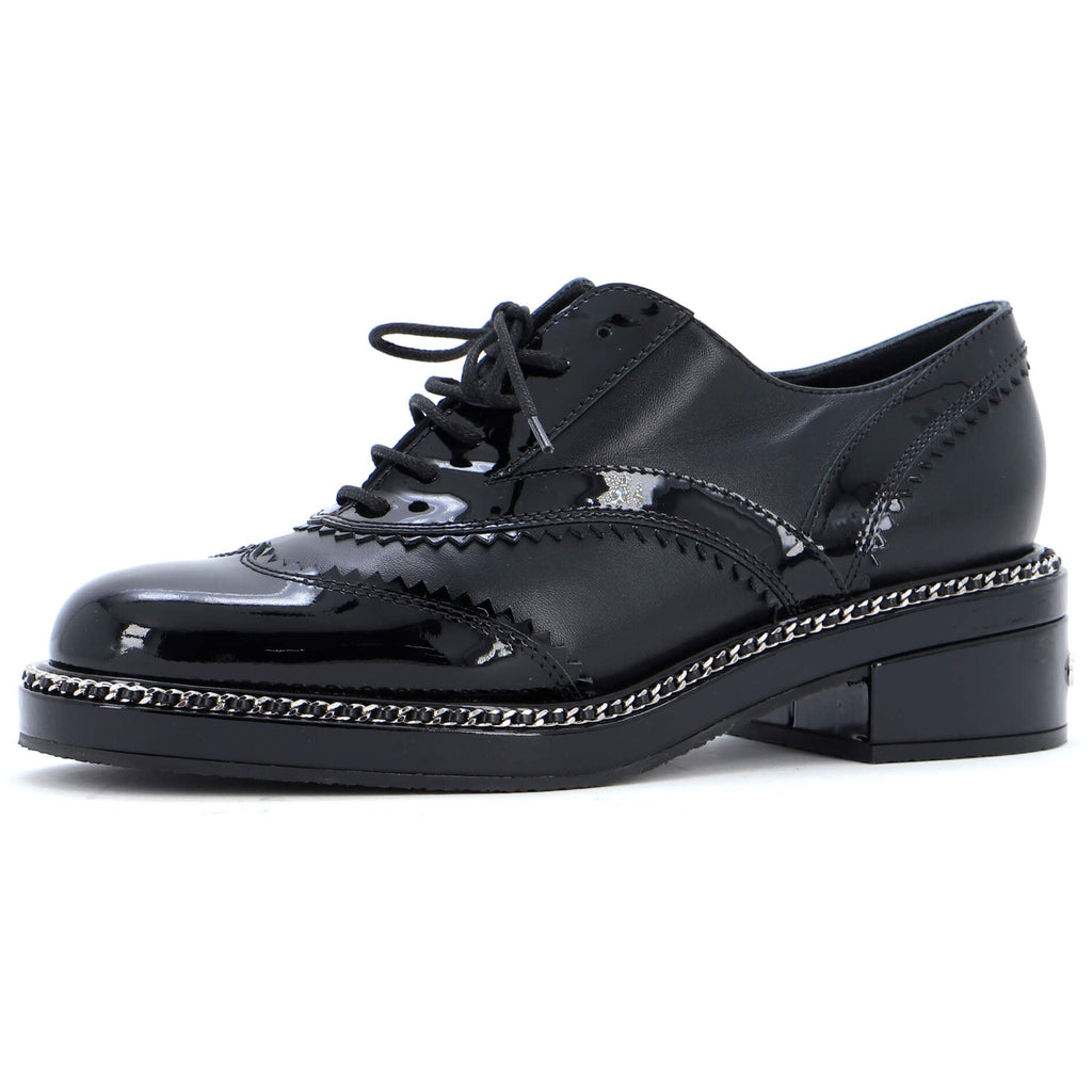 Women's CC Chain Around Oxfords Patent and Leather