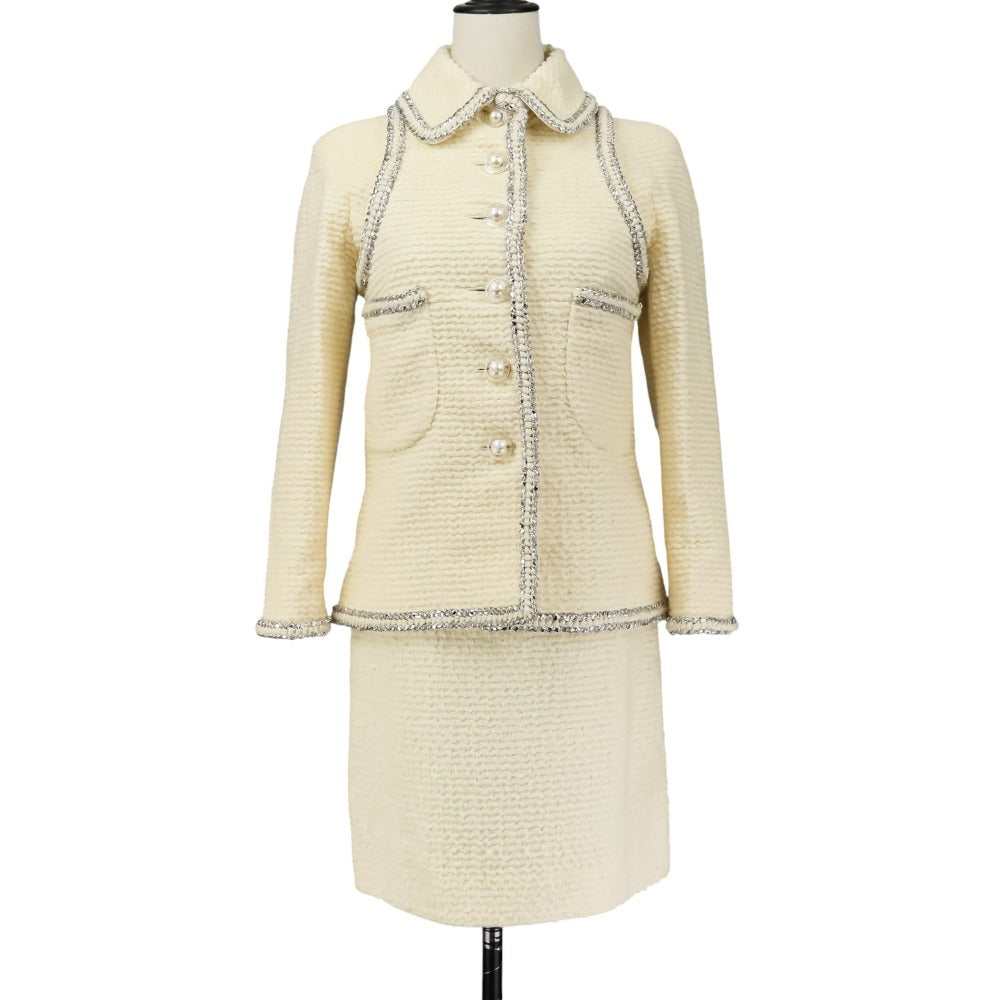 Chanel Coco Mark Button Tweed 2way Set