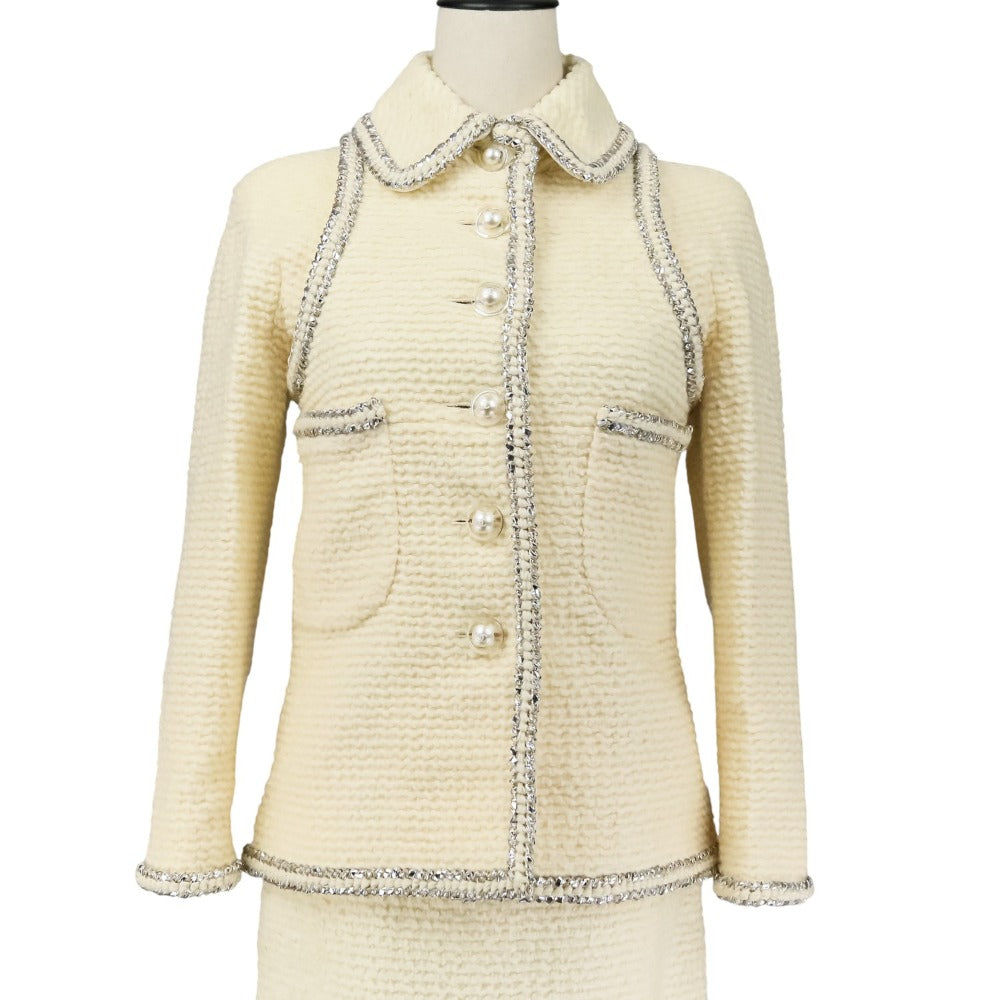 Chanel Coco Mark Button Tweed 2way Set