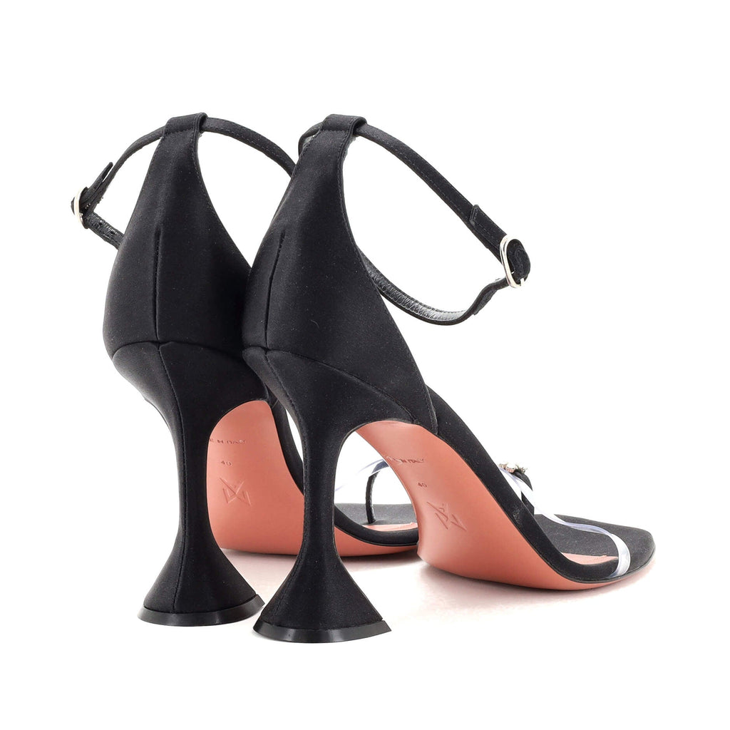 Women's Daisy Ankle Strap Sandals Satin with PVC 95