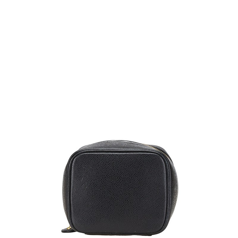 Chanel Coco Mark Caviar Vanity Bag