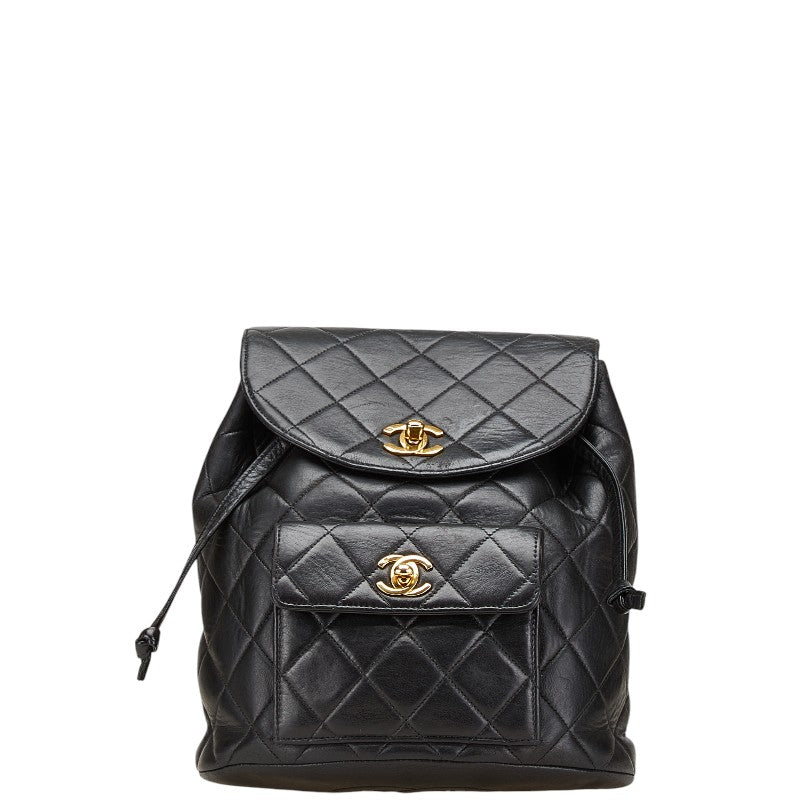 Chanel Coco Mark Matelasse Lambskin Backpack