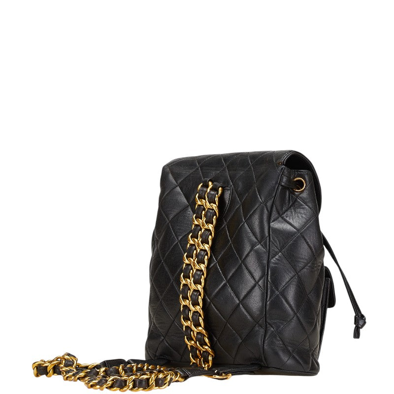 Chanel Coco Mark Matelasse Lambskin Backpack