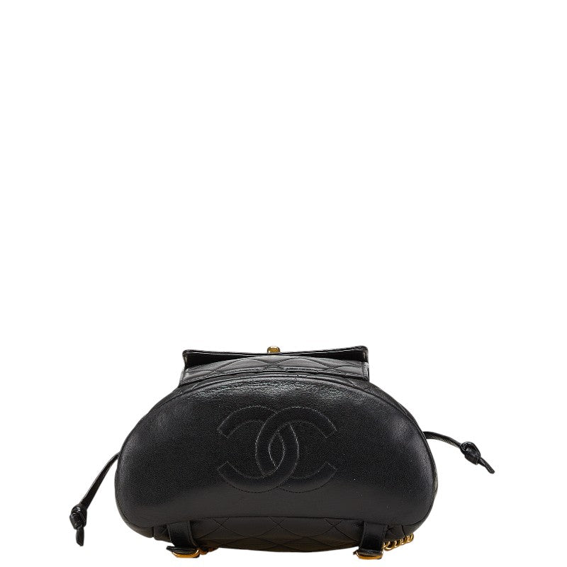 Chanel Coco Mark Matelasse Lambskin Backpack