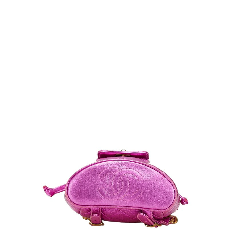 Chanel Coco Mark Matelasse Lambskin Backpack