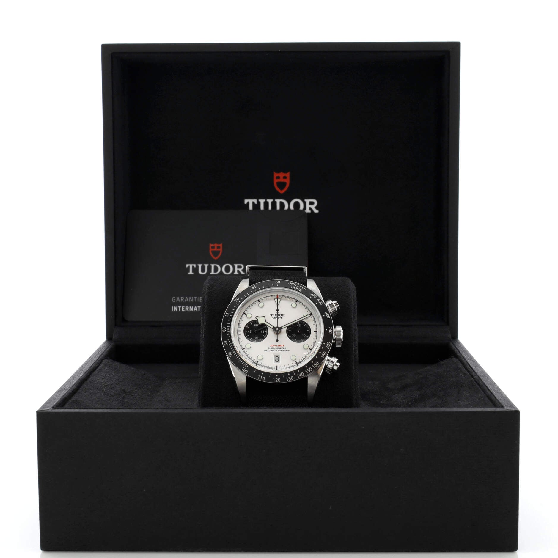 Black Bay Chronograph Automatic Watch Stainless Steel and Fabric 41