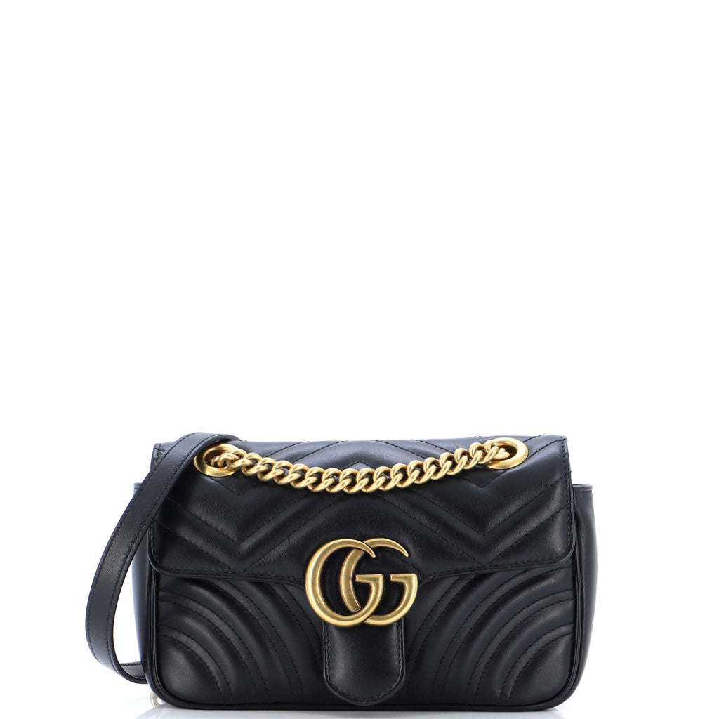 GG Marmont Flap Bag Matelasse Leather Mini