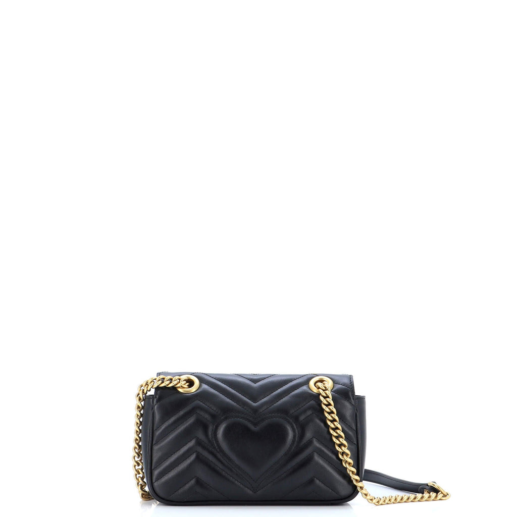 GG Marmont Flap Bag Matelasse Leather Mini