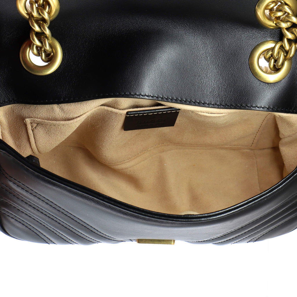 GG Marmont Flap Bag Matelasse Leather Mini