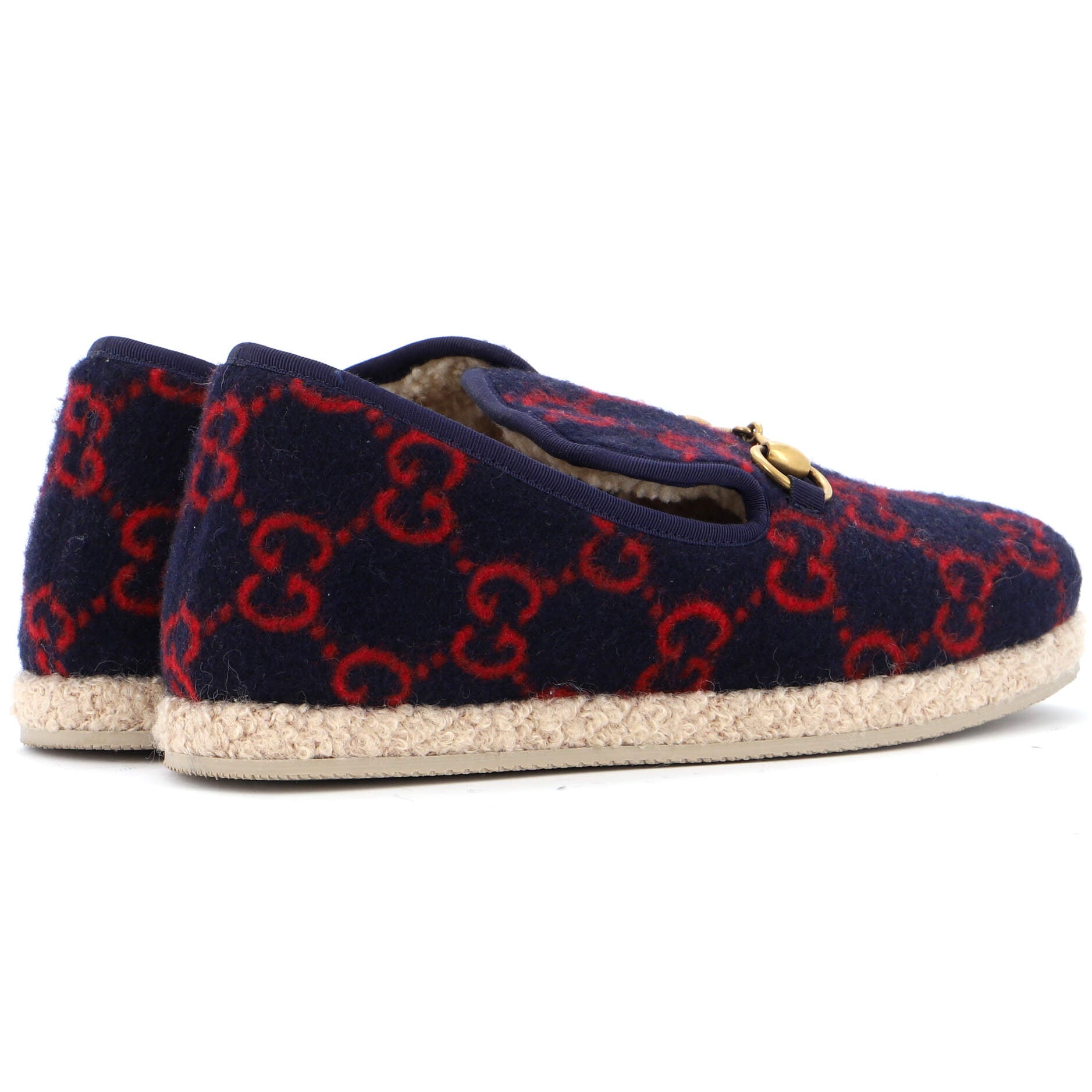 Women's Fria Horsebit Loafers GG Wool