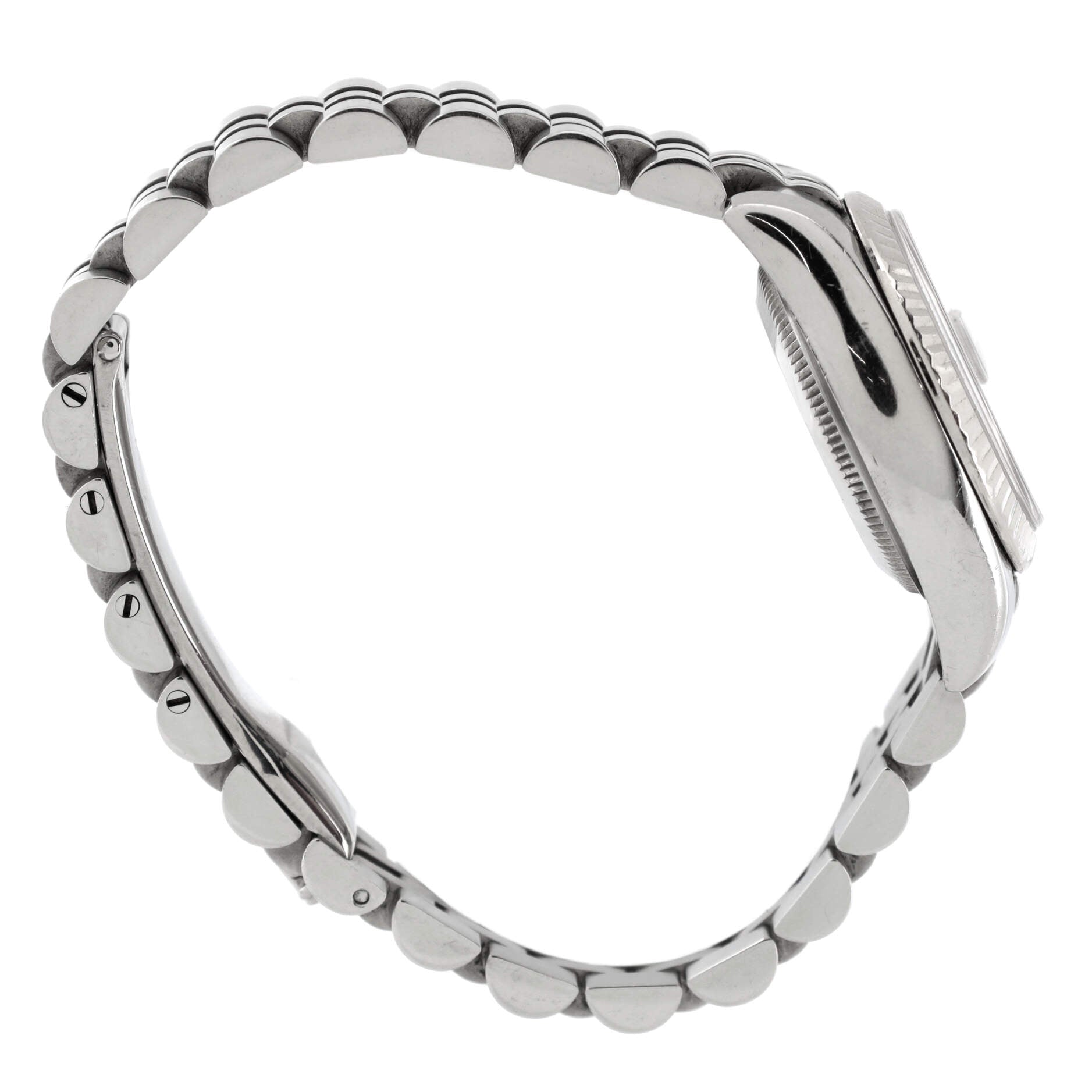 Oyster Perpetual Datejust Automatic Watch Stainless Steel and White Gold 26