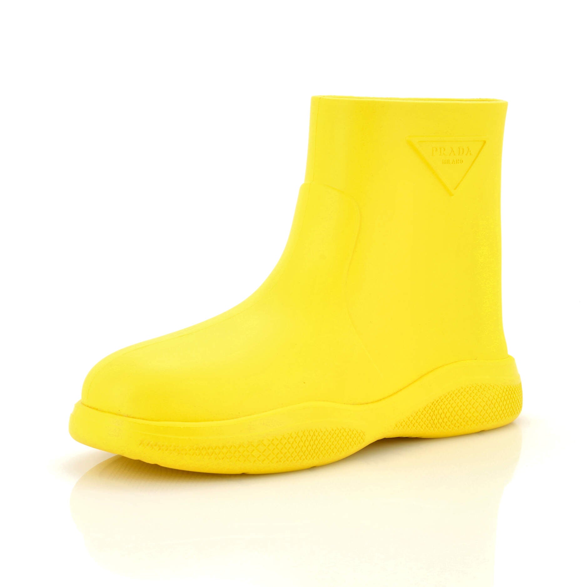 Women's Triangle Logo Rain Boots Rubber