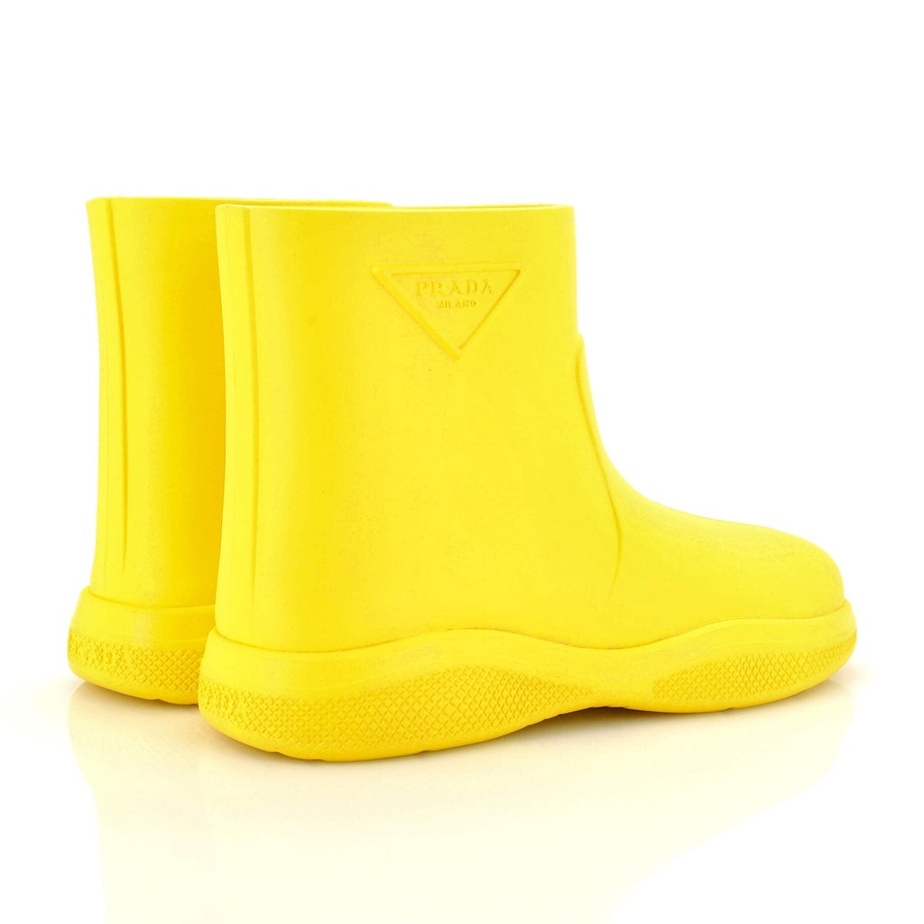 Women's Triangle Logo Rain Boots Rubber