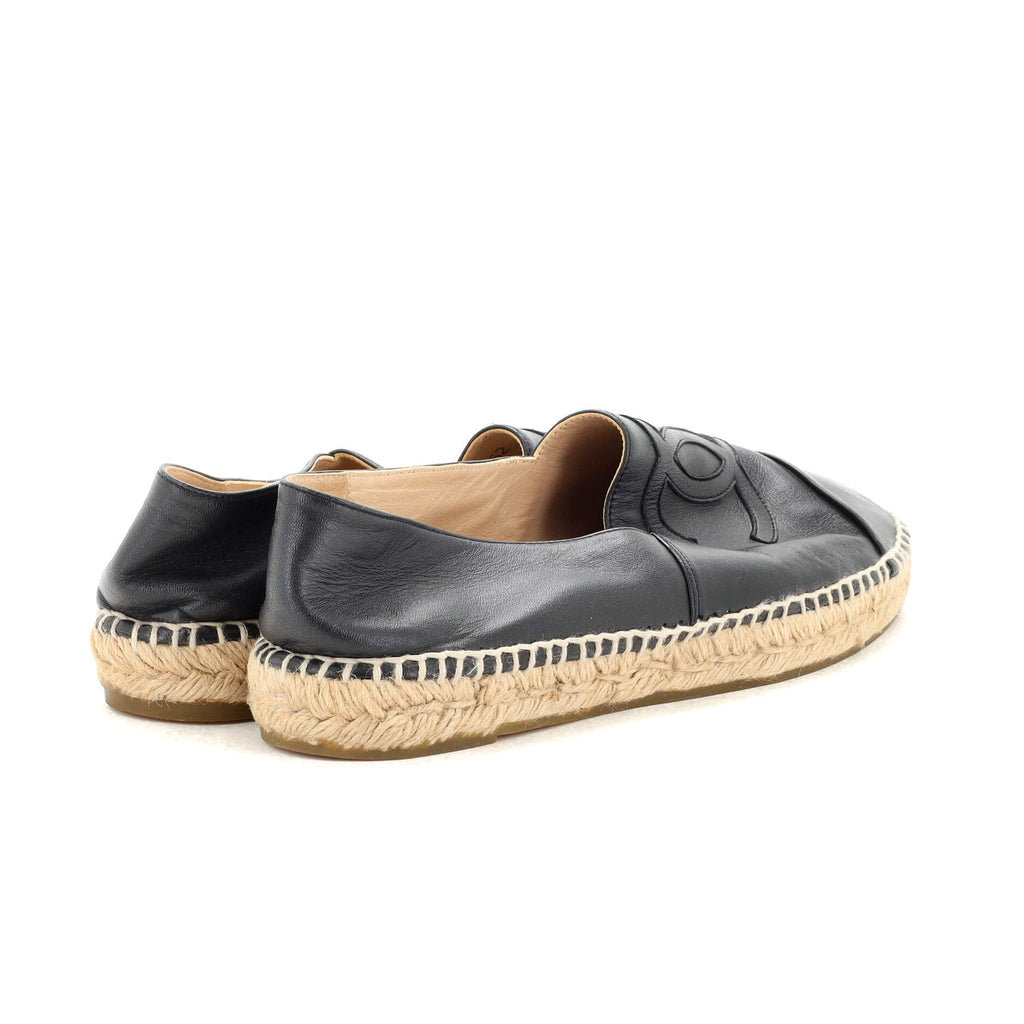 Women's CC Cap Toe Espadrilles Leather
