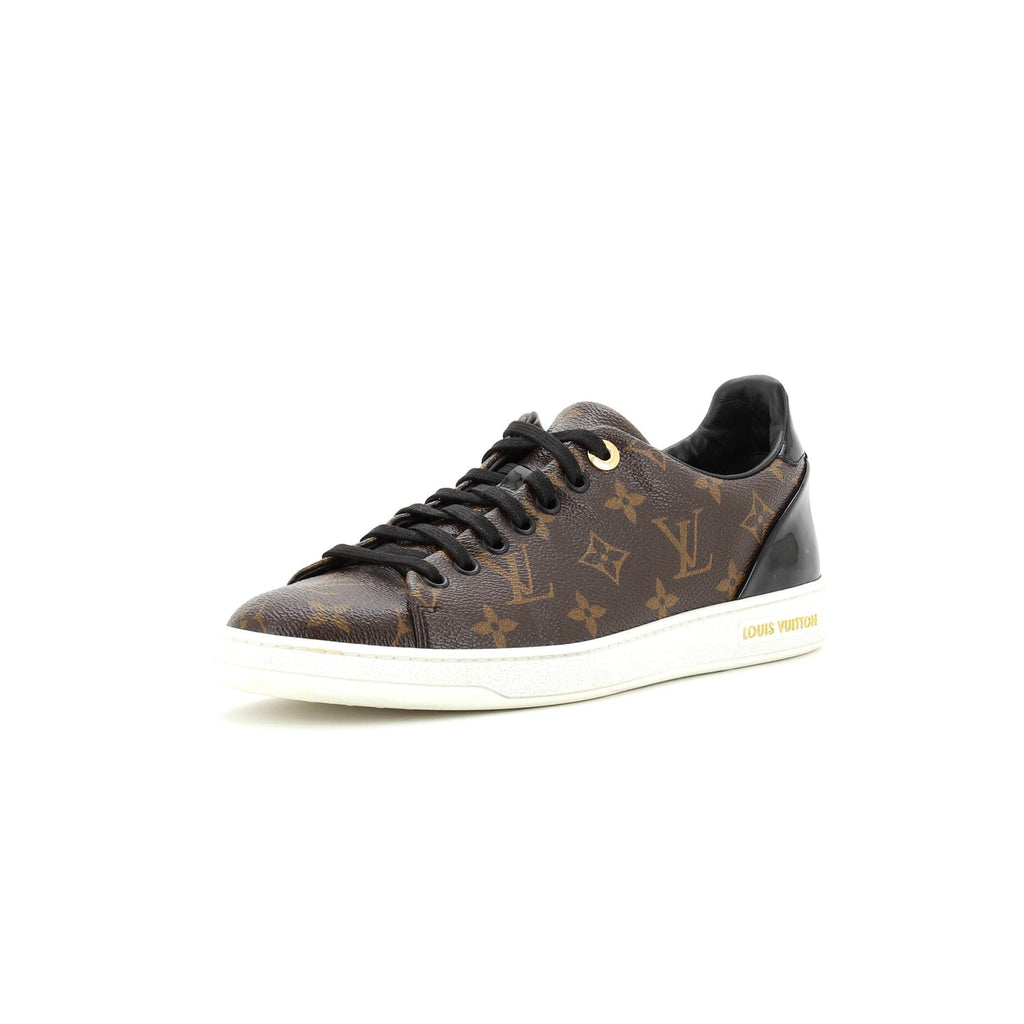Women's FrontRow Sneakers Monogram Canvas with Patent