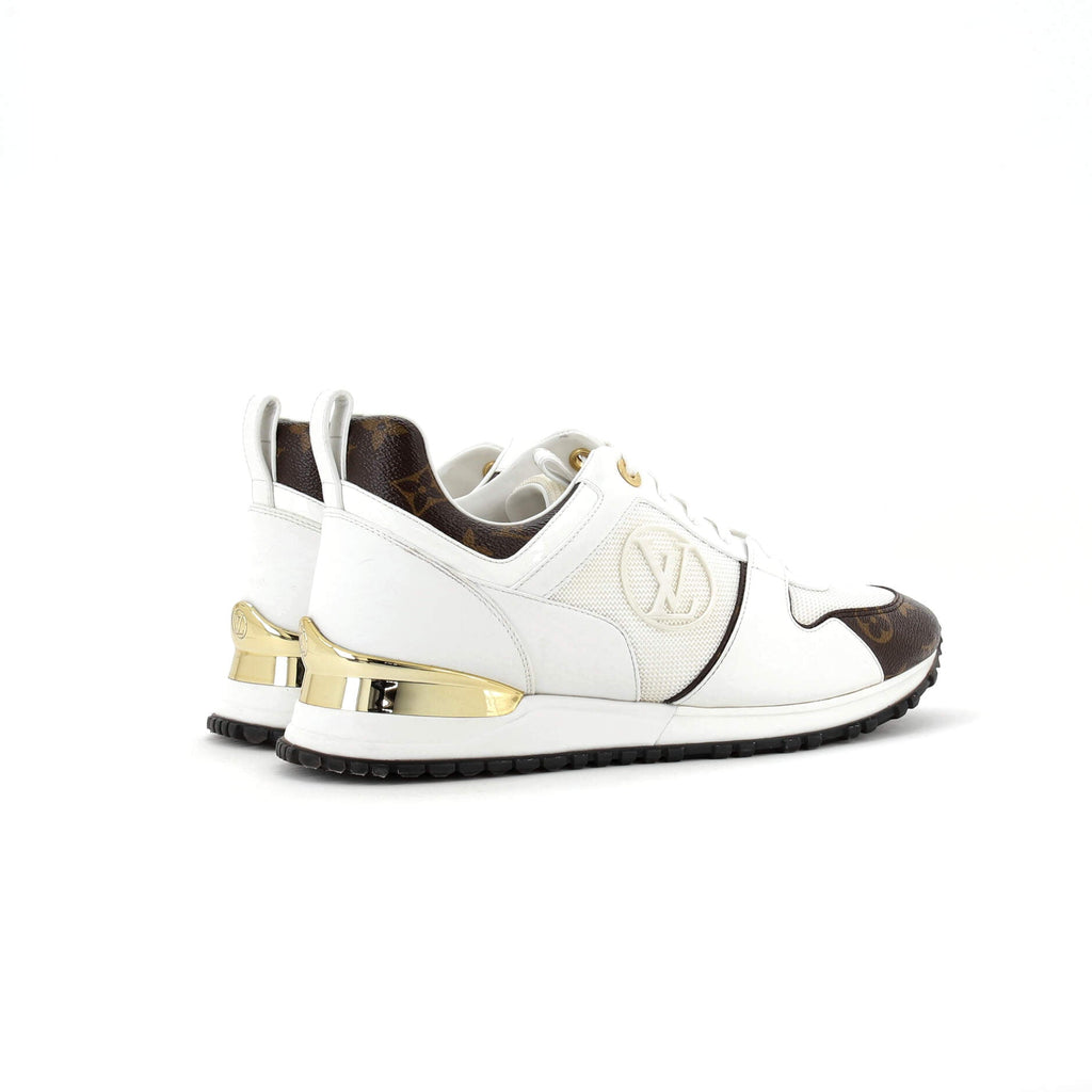 Women's Run Away Sneakers Mesh with Monogram Canvas and Leather