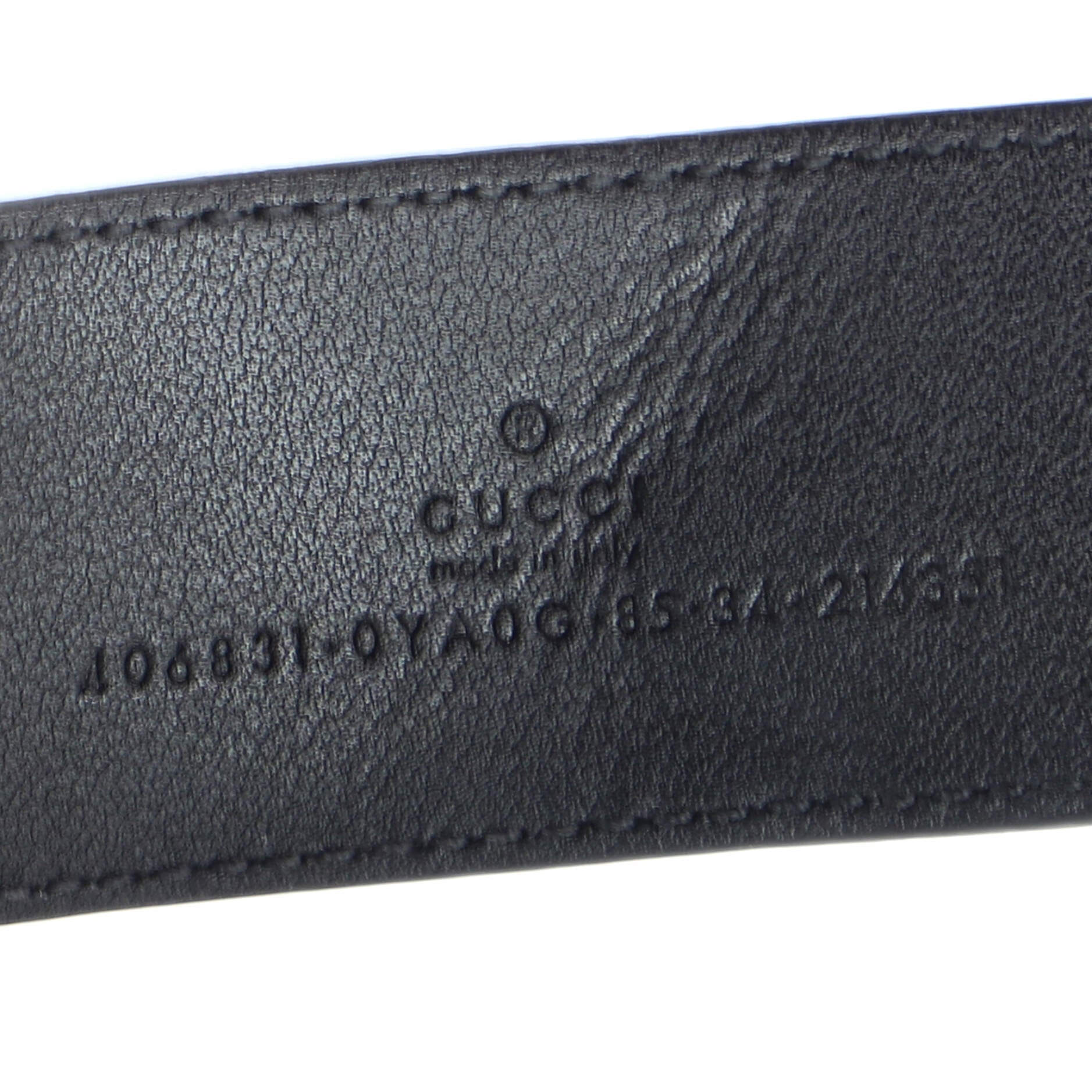 GG Marmont Belt Leather Wide 85