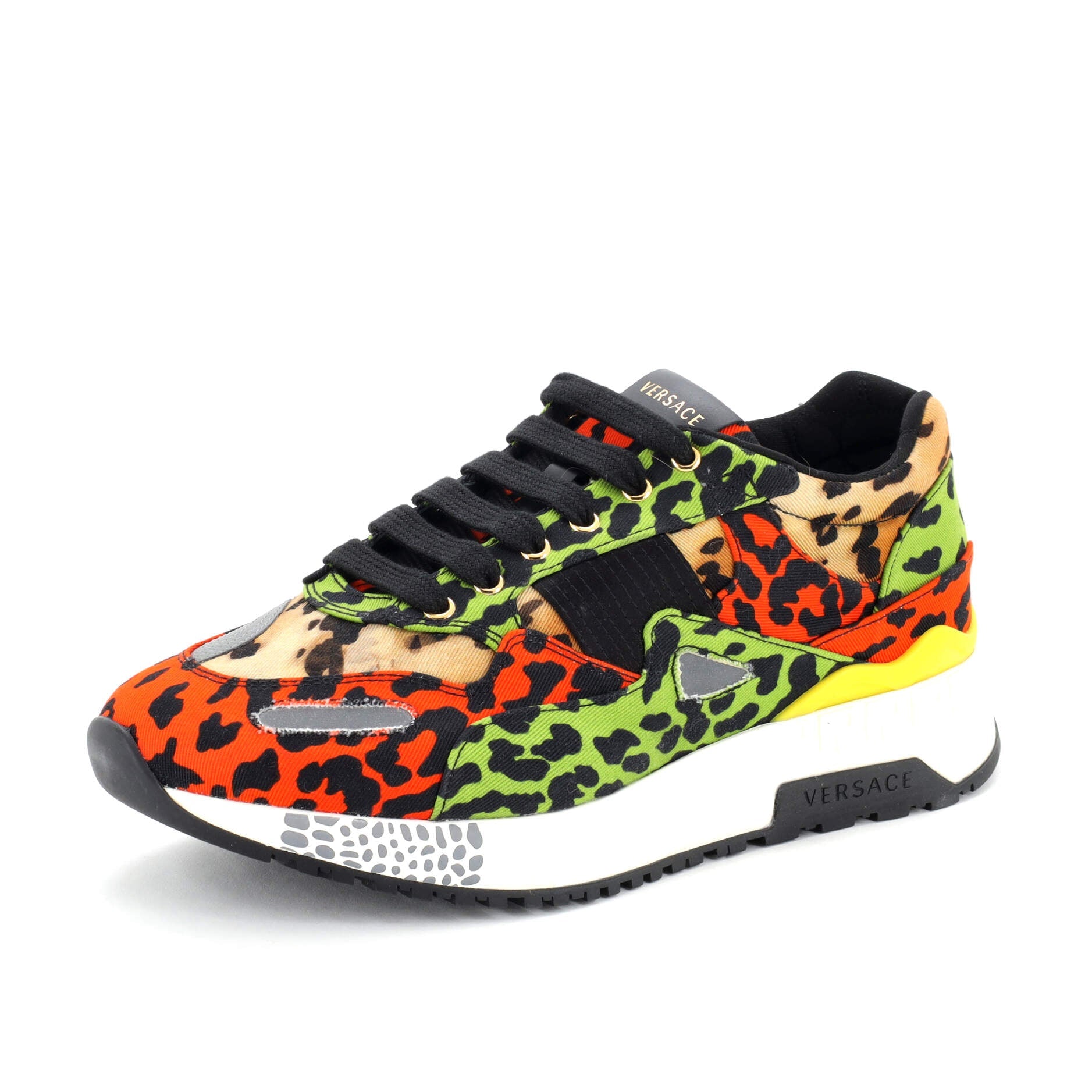 Men's Chain Reaction Sneakers Printed Nylon with Rubber and Suede