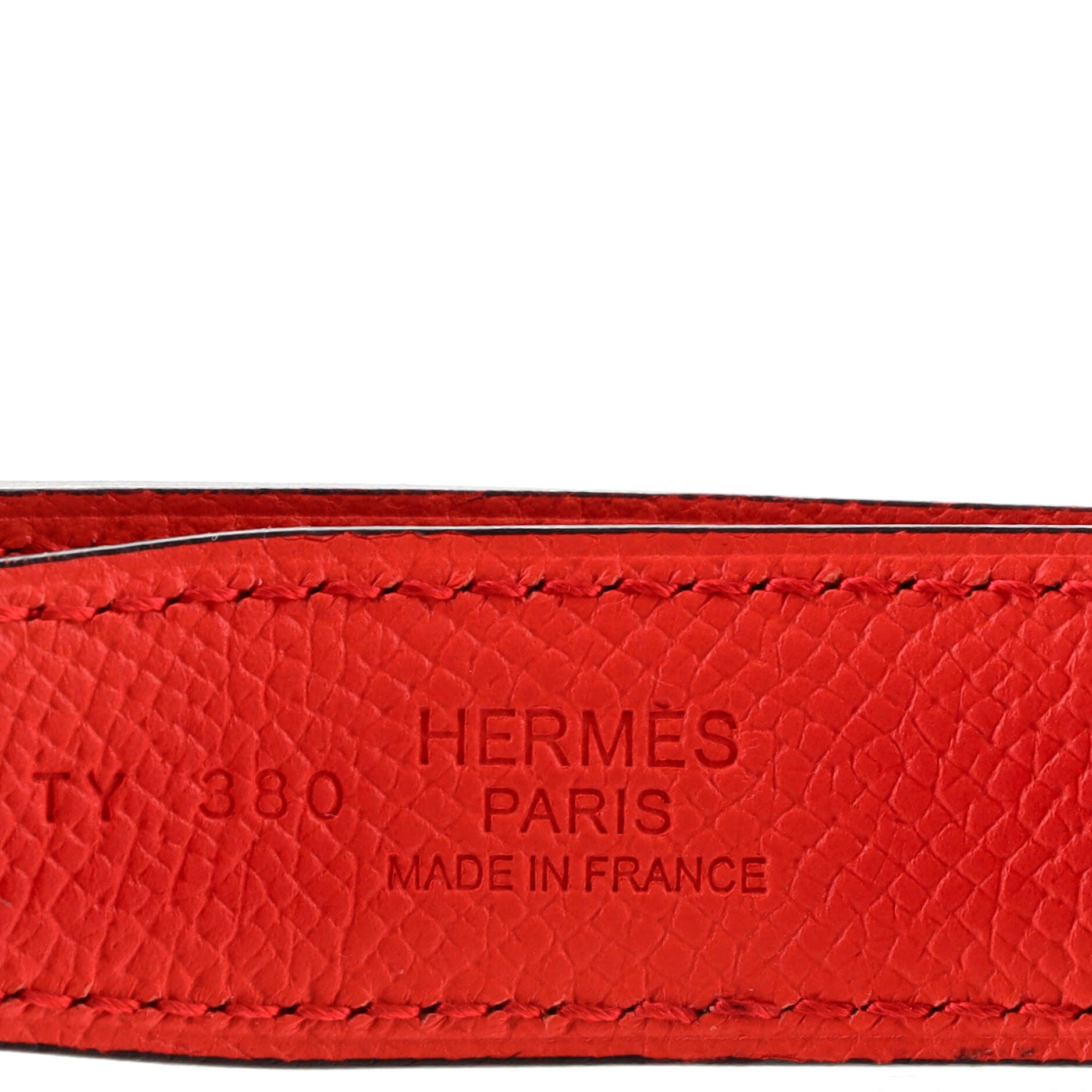 H Email Reversible Belt Leather with Enamel Buckle Thin 90
