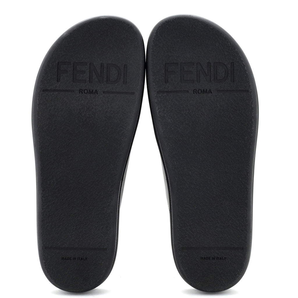 Women's Fendigraphy Slide Sandals Leather