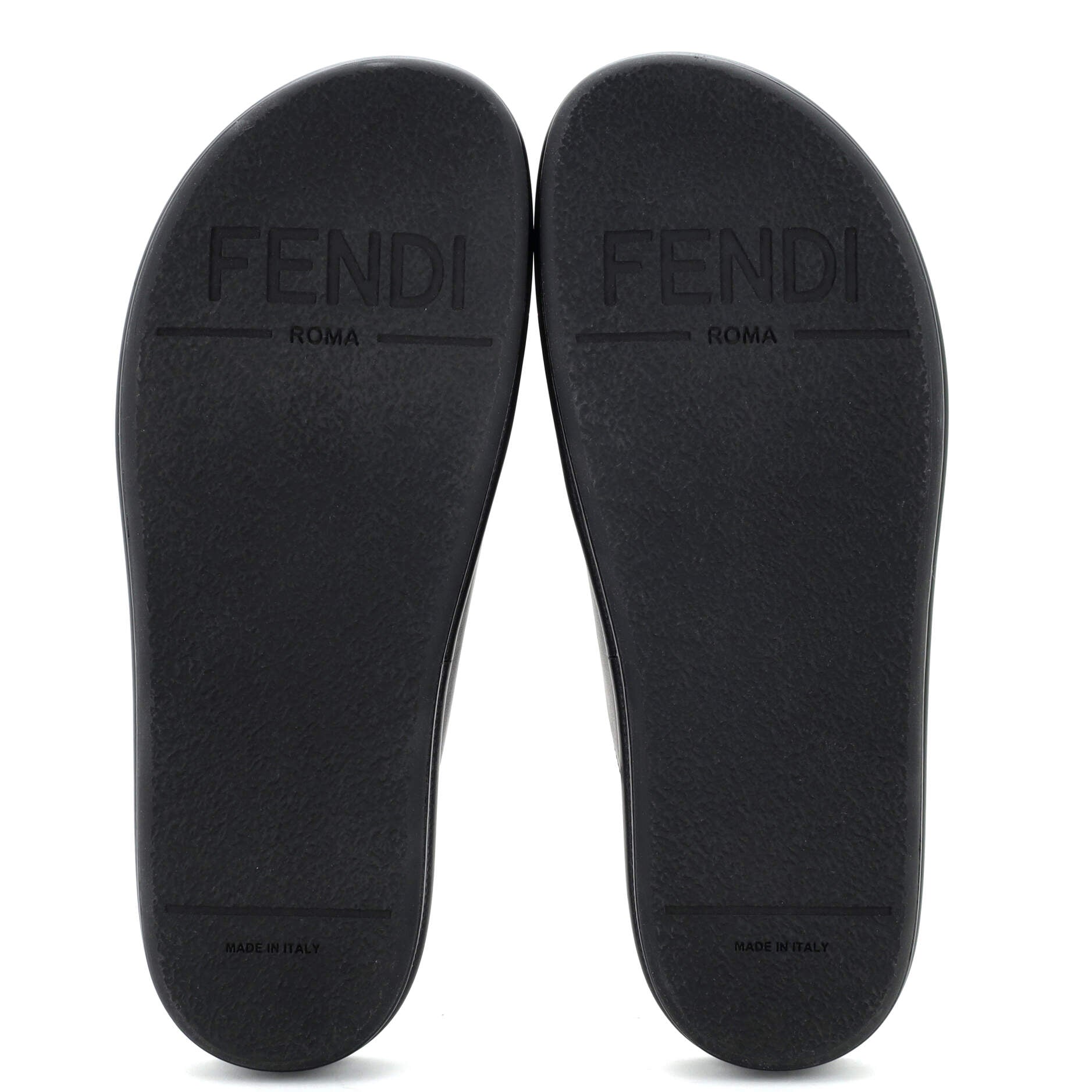 Women's Fendigraphy Slide Sandals Leather