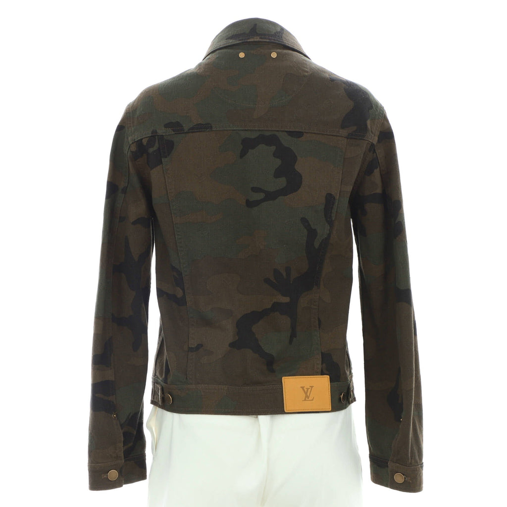 Men's Trucker Jacket Limited Edition Supreme Monogram Camouflage