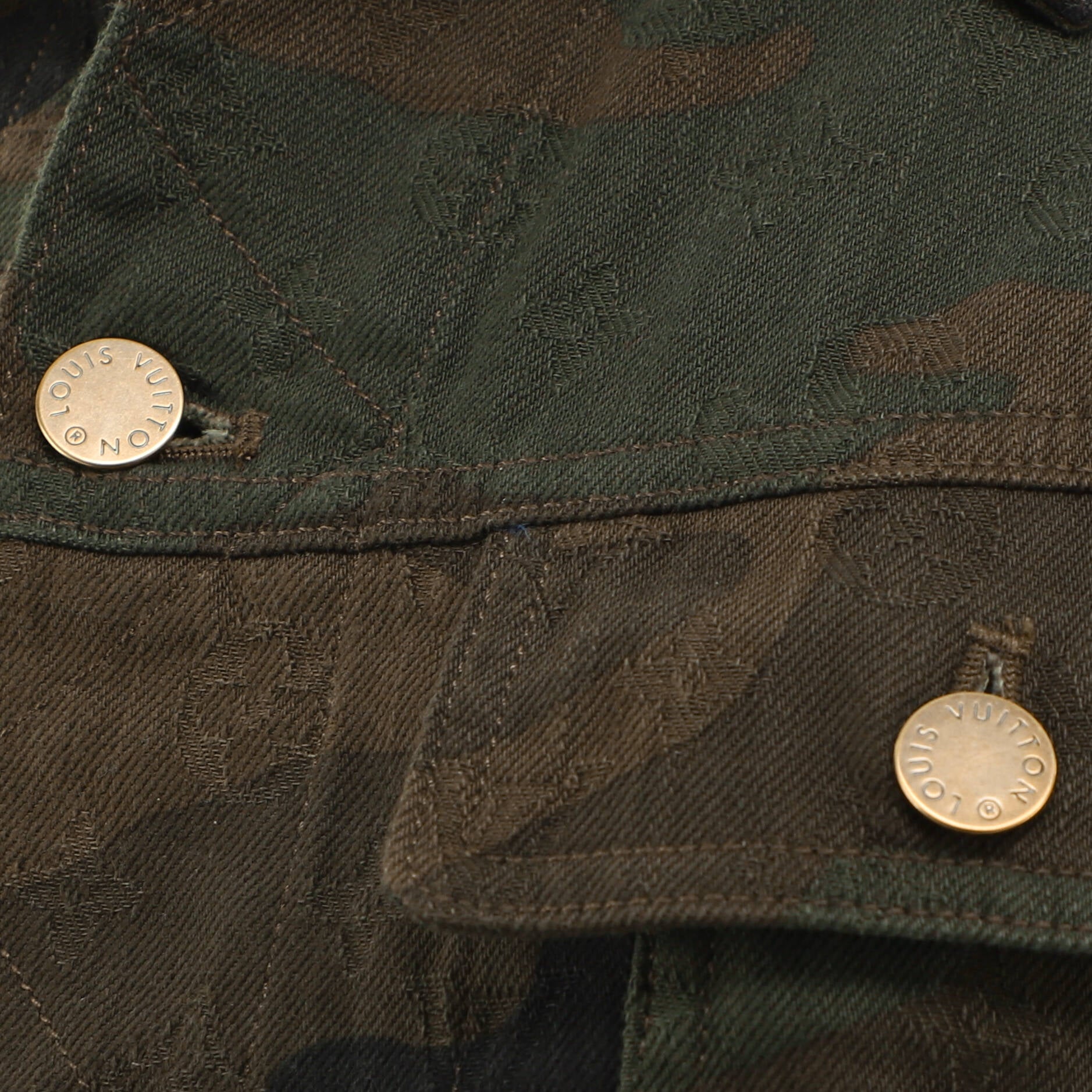Men's Trucker Jacket Limited Edition Supreme Monogram Camouflage