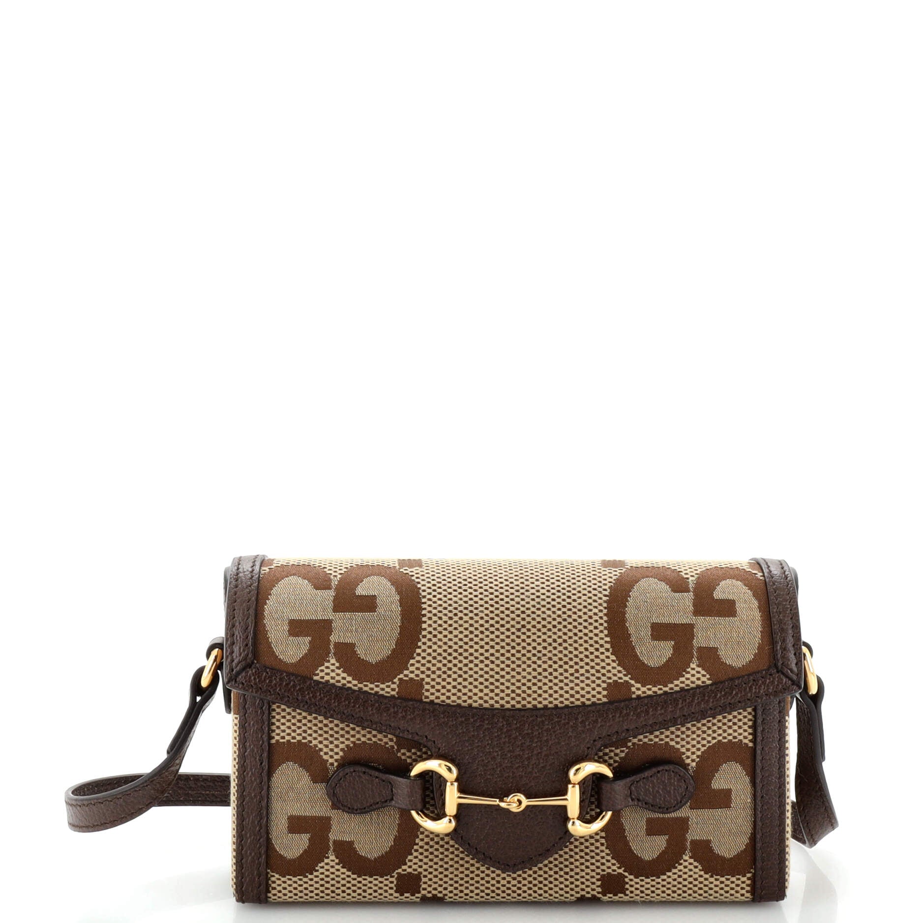 Horsebit 1955 Flap Crossbody Bag Jumbo GG Canvas Mini