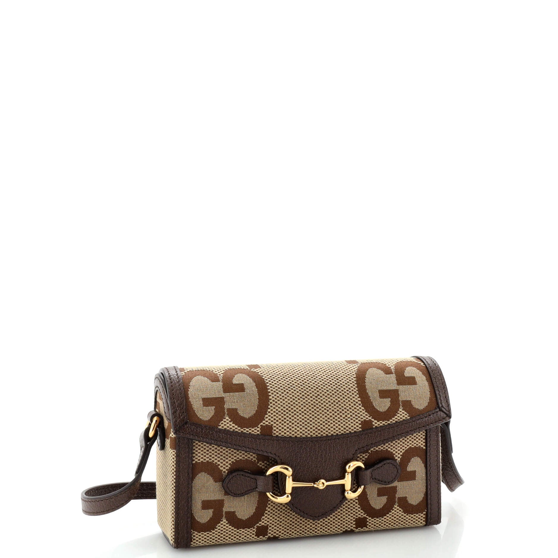 Horsebit 1955 Flap Crossbody Bag Jumbo GG Canvas Mini