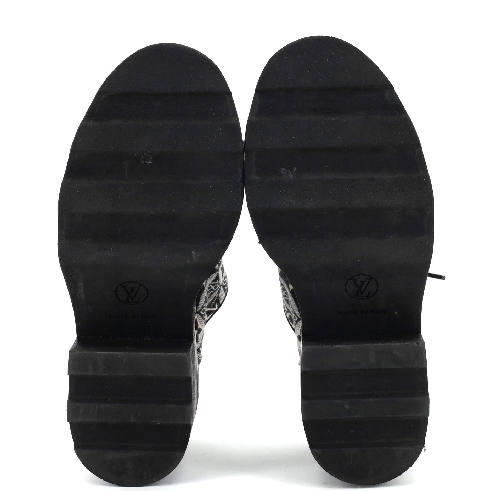 Women's LV Beaubourg Platform Derby Shoes Limited Edition Since 1854 Monogram Jacquard and Leather