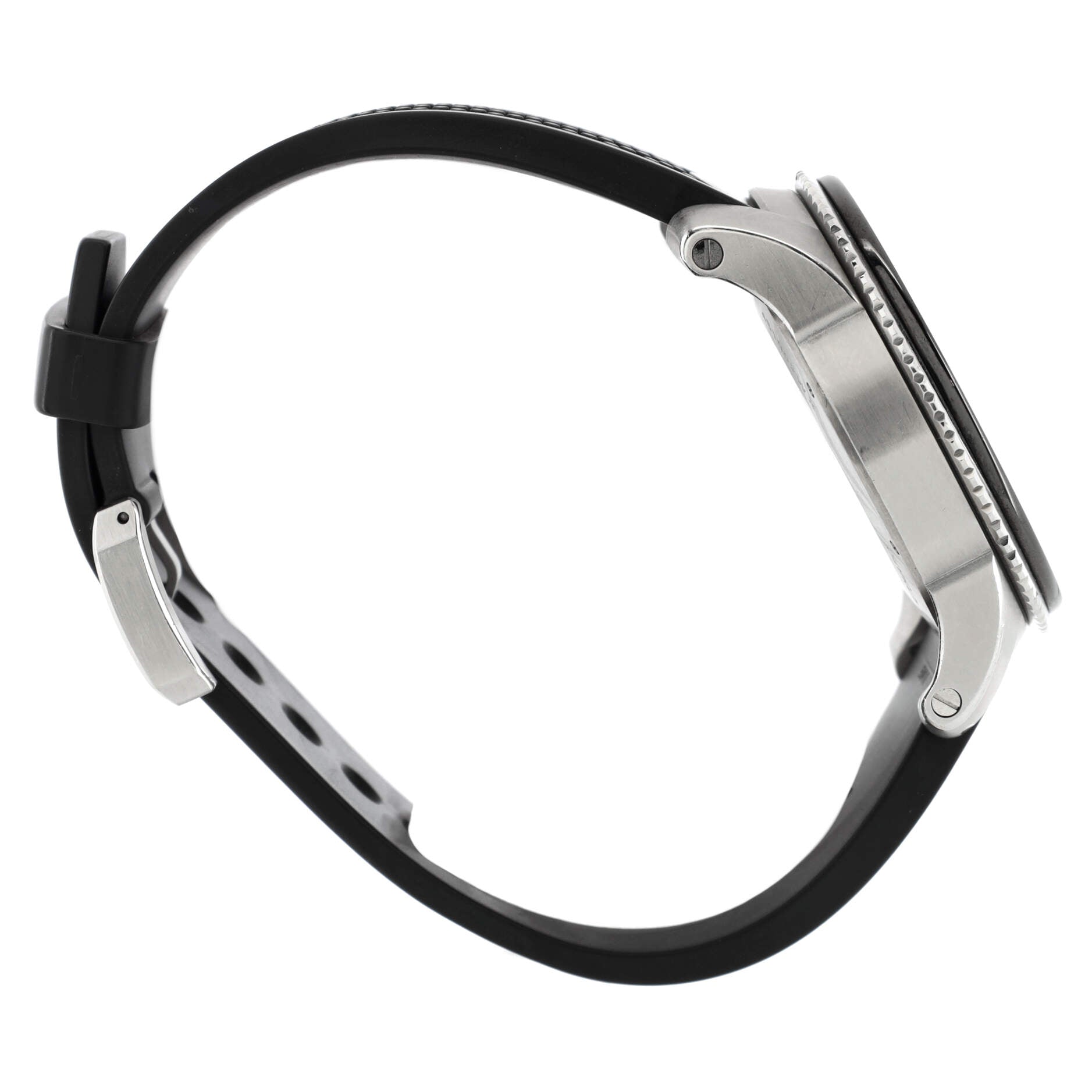 Calibre de Cartier Automatic Watch Stainless Steel and Rubber with Ceramic 42