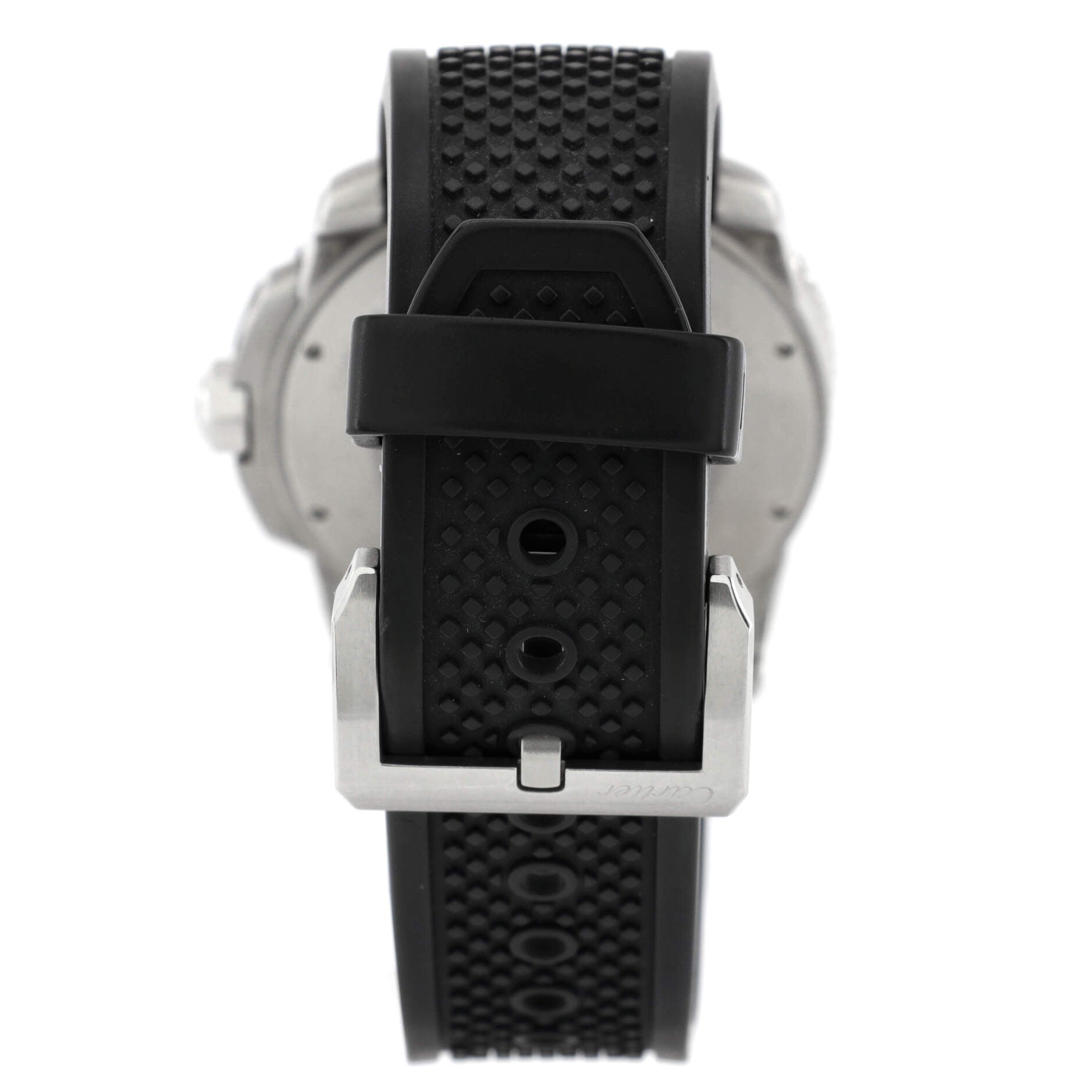 Calibre de Cartier Automatic Watch Stainless Steel and Rubber with Ceramic 42