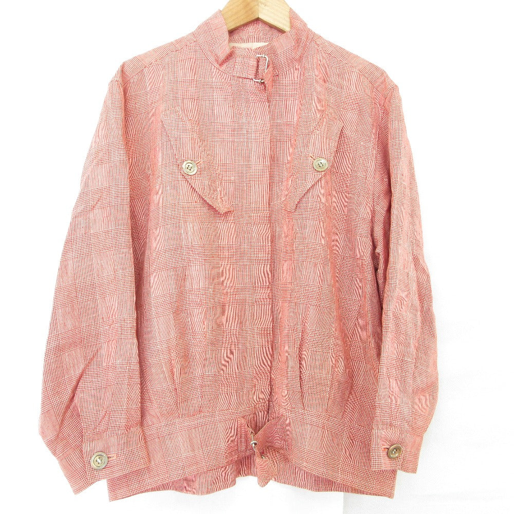 Christian Dior Check Stand Collar Jacket