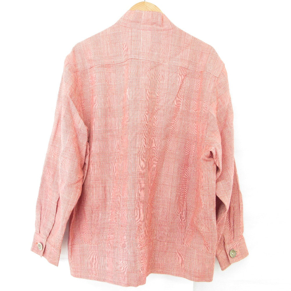 Christian Dior Check Stand Collar Jacket