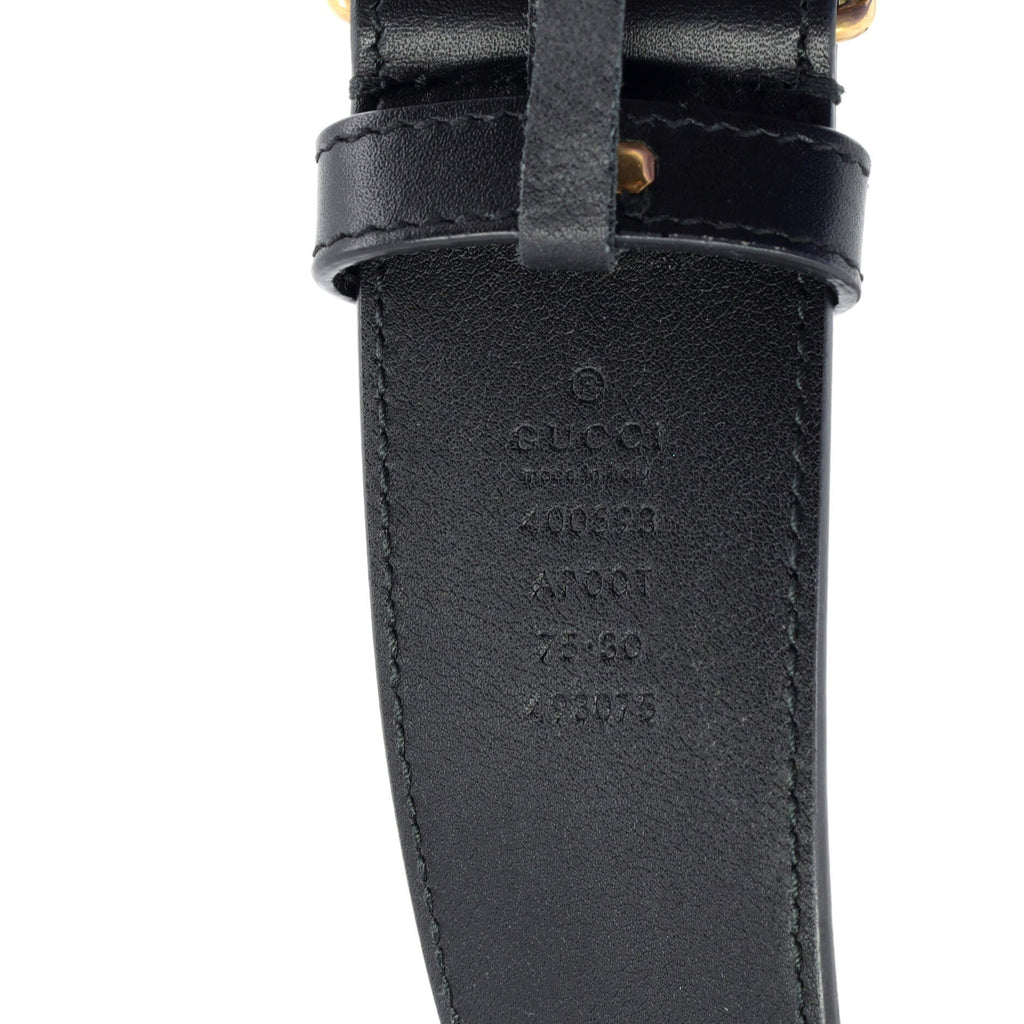 GG Marmont Belt Leather Wide 75